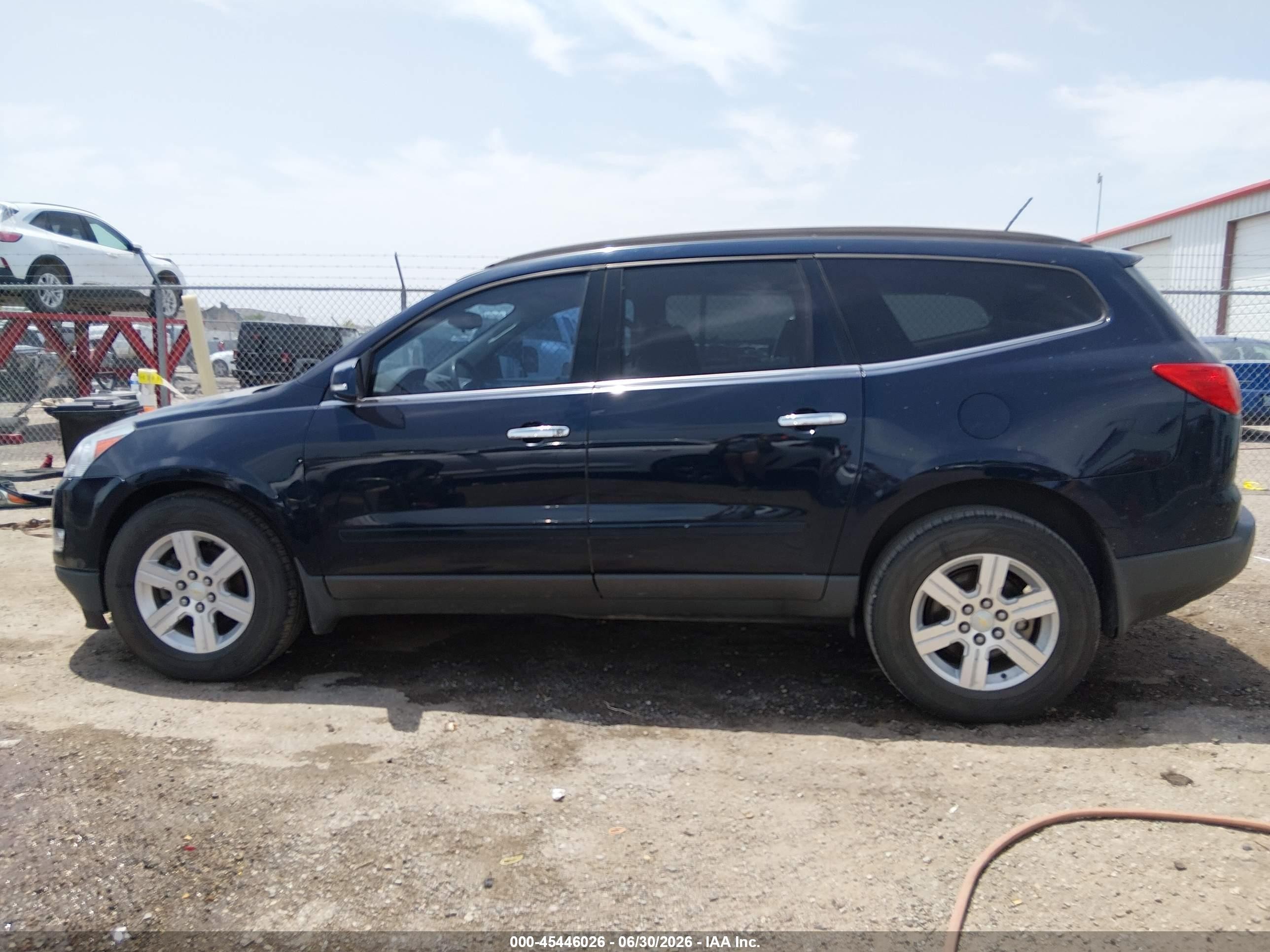 2011 Chevrolet Traverse 1lt Black vin: 1GNKVGED6BJ415424