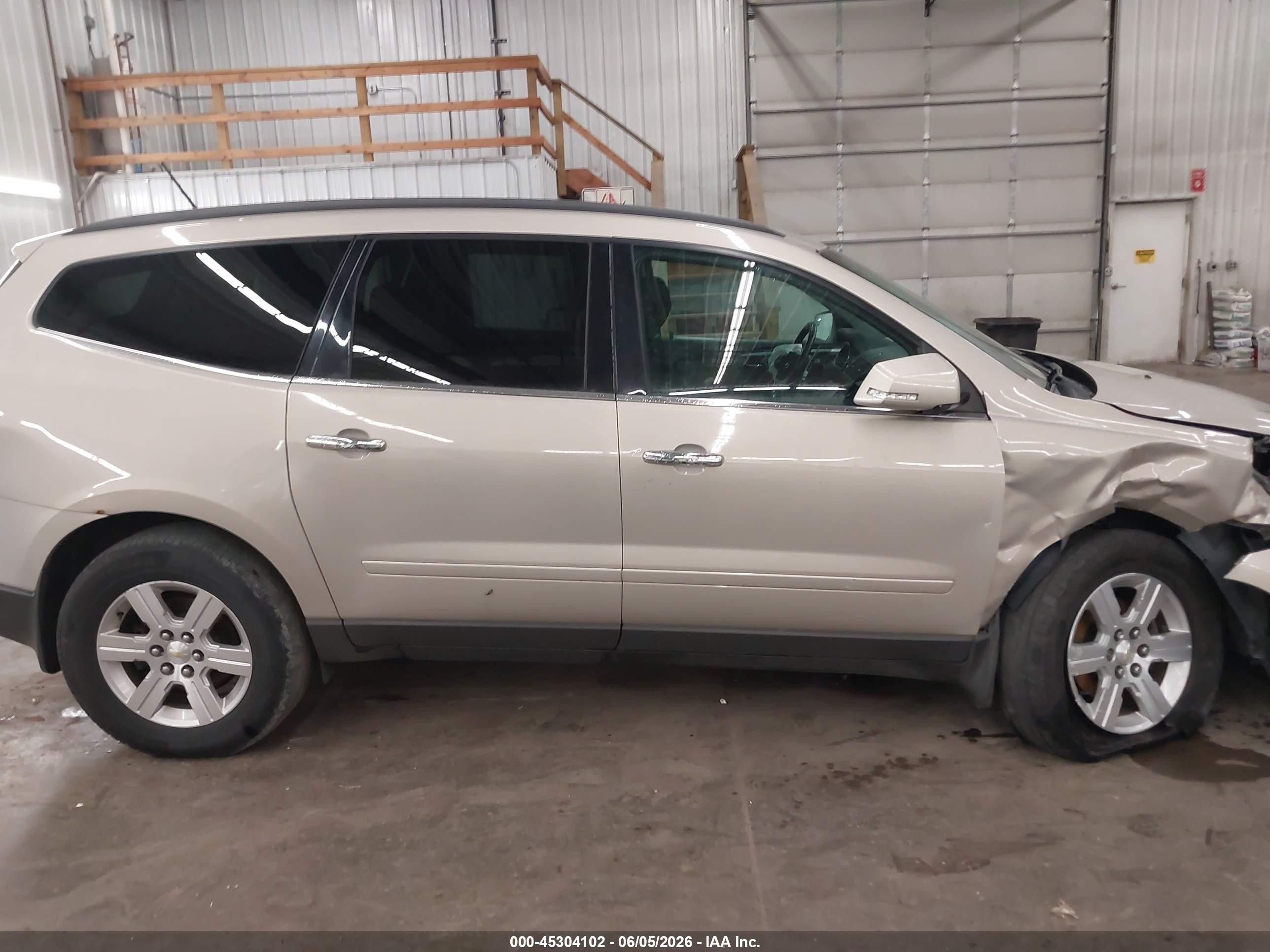 2012 Chevrolet Traverse 1lt Tan vin: 1GNKVGED6CJ172893