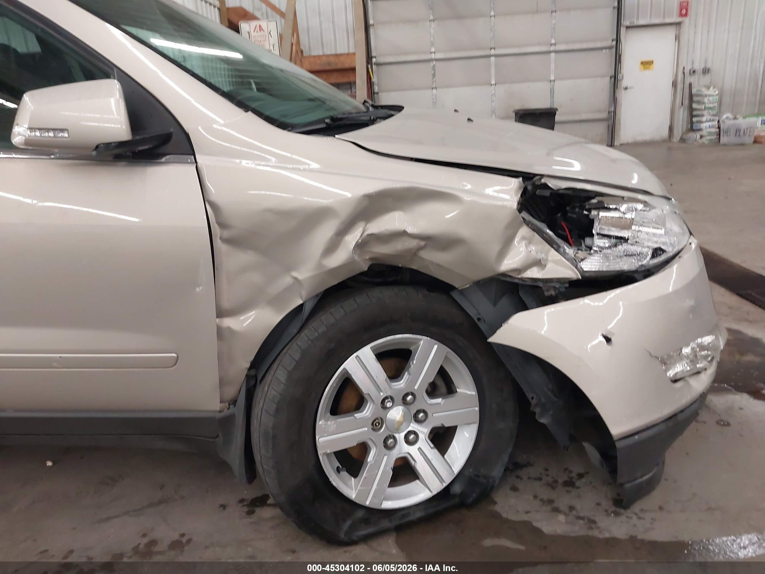 2012 Chevrolet Traverse 1lt Tan vin: 1GNKVGED6CJ172893