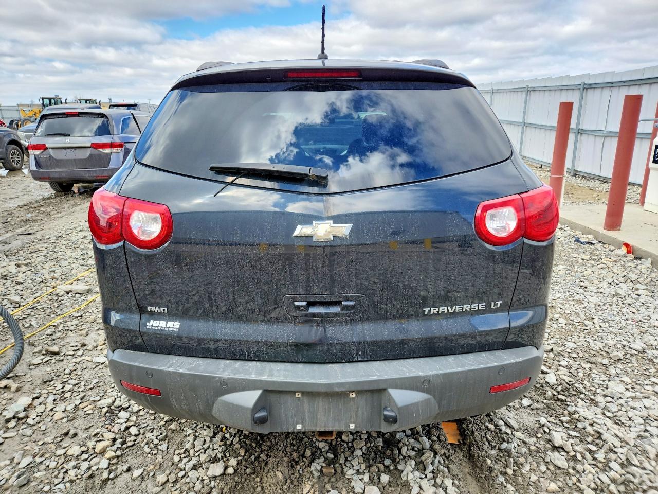 2012 Chevrolet Traverse Lt Черный vin: 1GNKVGED6CJ418308