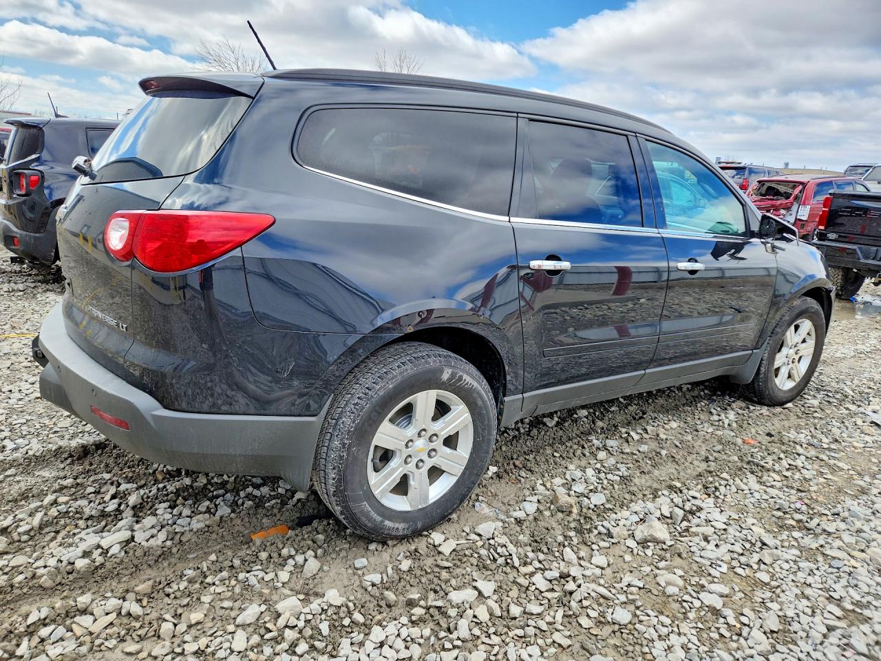 2012 Chevrolet Traverse Lt Черный vin: 1GNKVGED6CJ418308