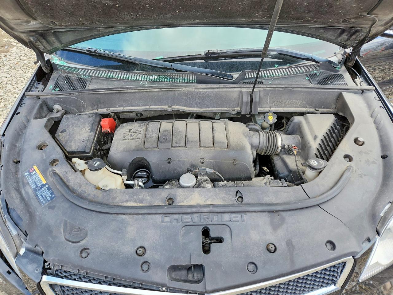 2012 Chevrolet Traverse Lt Черный vin: 1GNKVGED6CJ418308