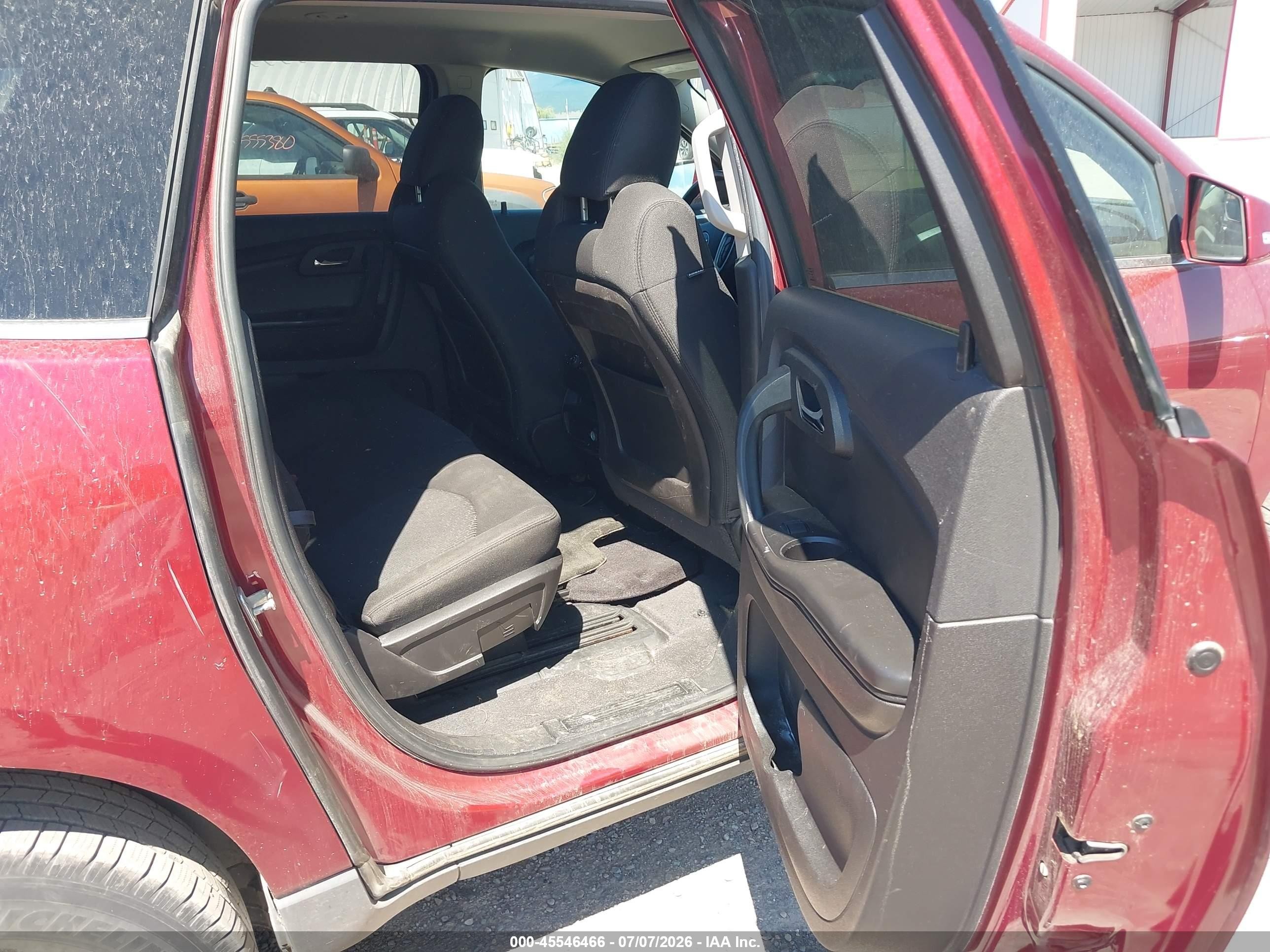 2011 Chevrolet Traverse 1lt Red vin: 1GNKVGED7BJ130487