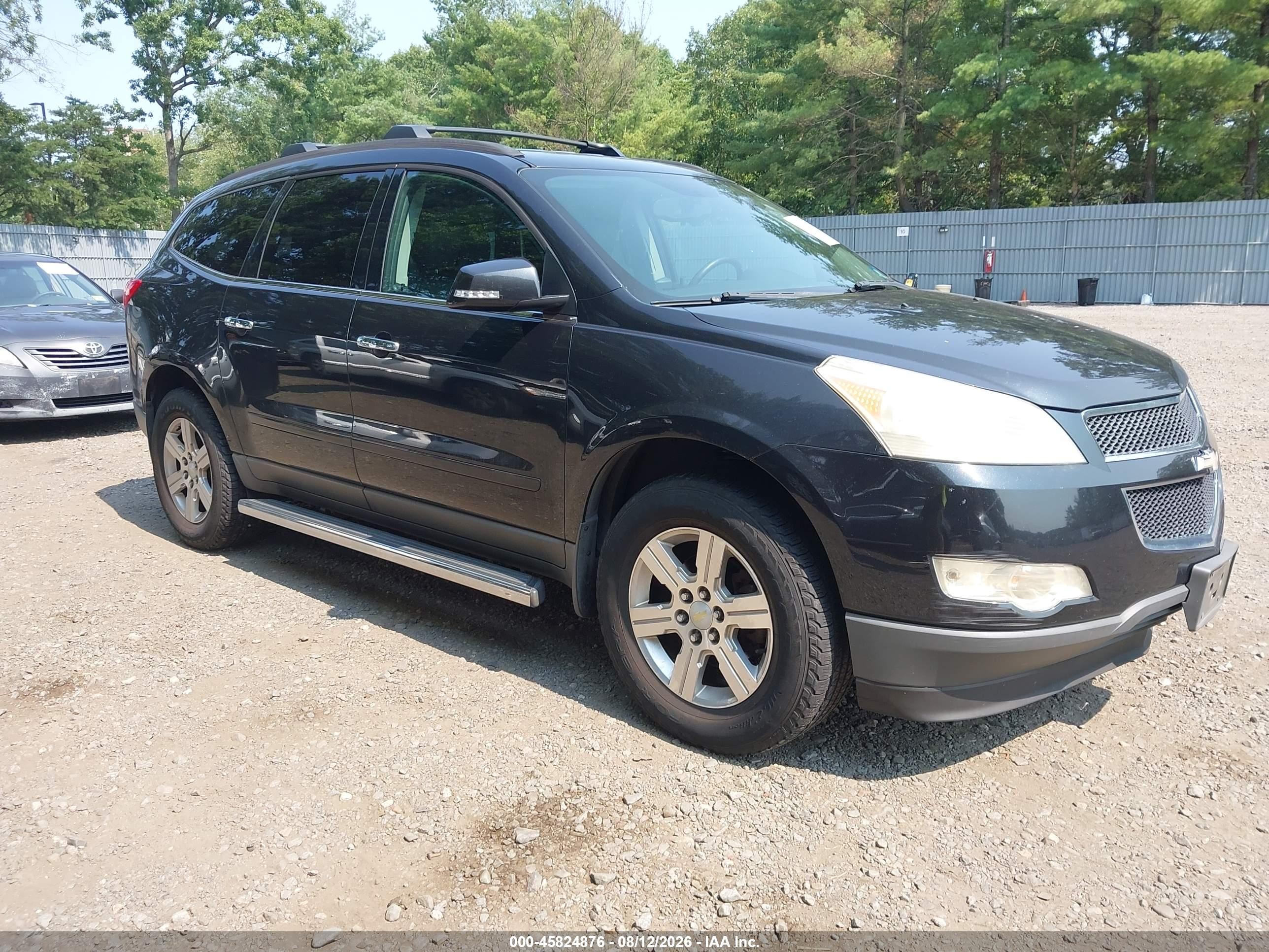 2011 Chevrolet Traverse 1lt Black vin: 1GNKVGED7BJ381493