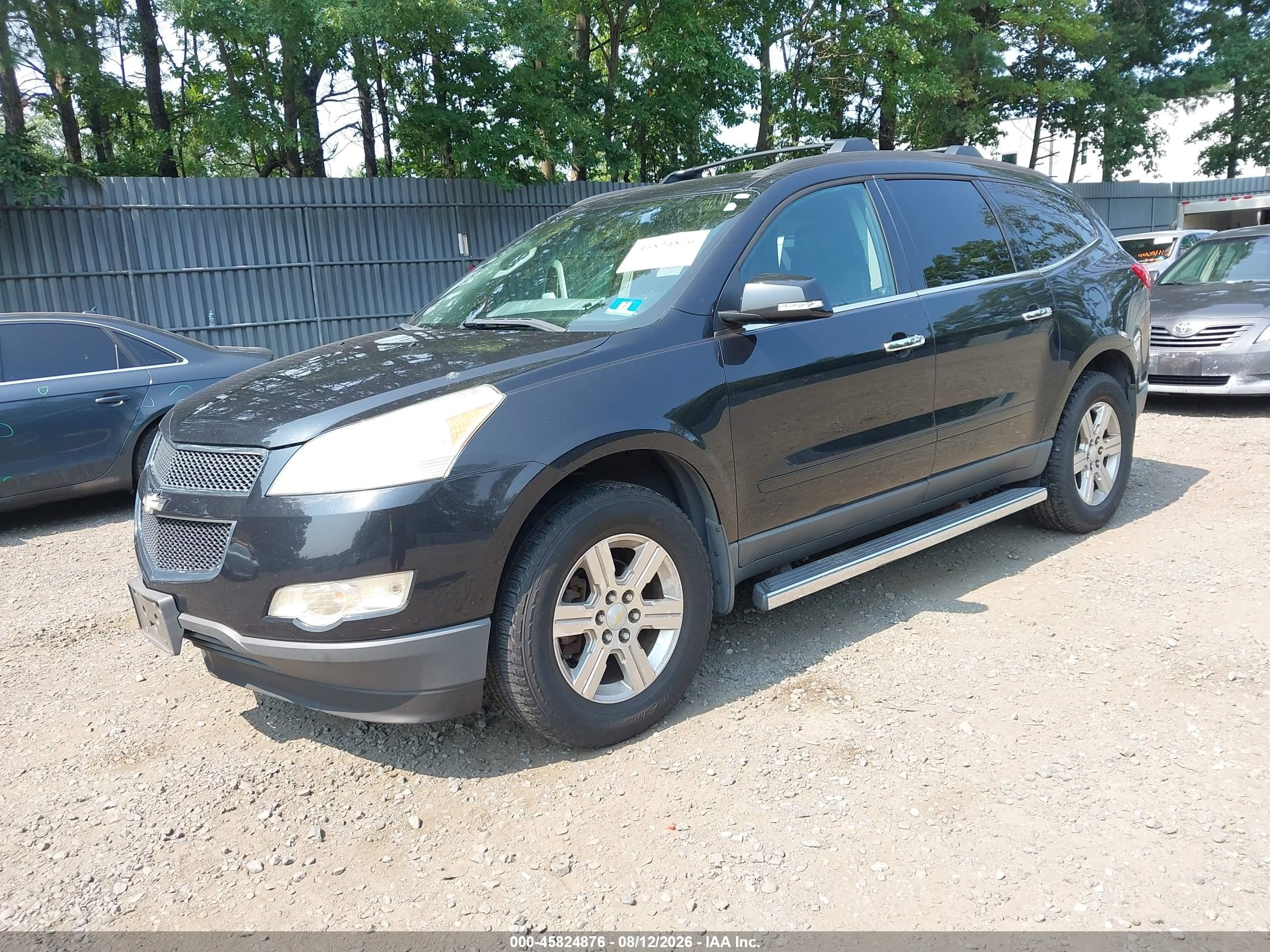2011 Chevrolet Traverse 1lt Black vin: 1GNKVGED7BJ381493