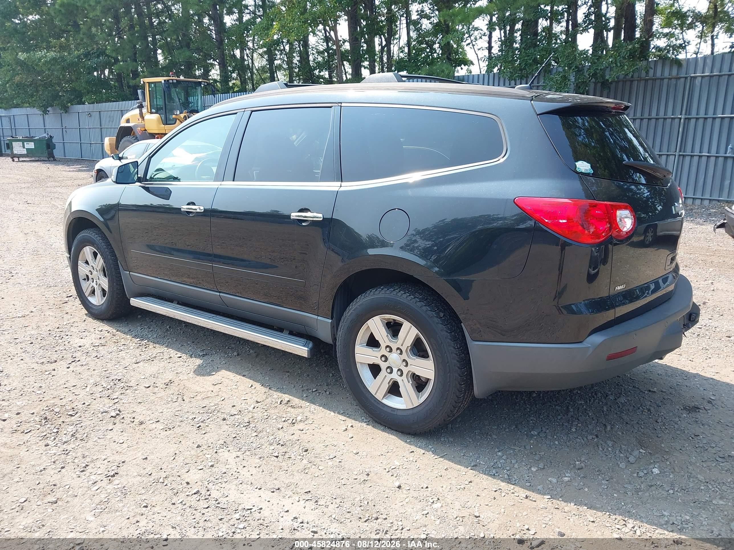 2011 Chevrolet Traverse 1lt Black vin: 1GNKVGED7BJ381493