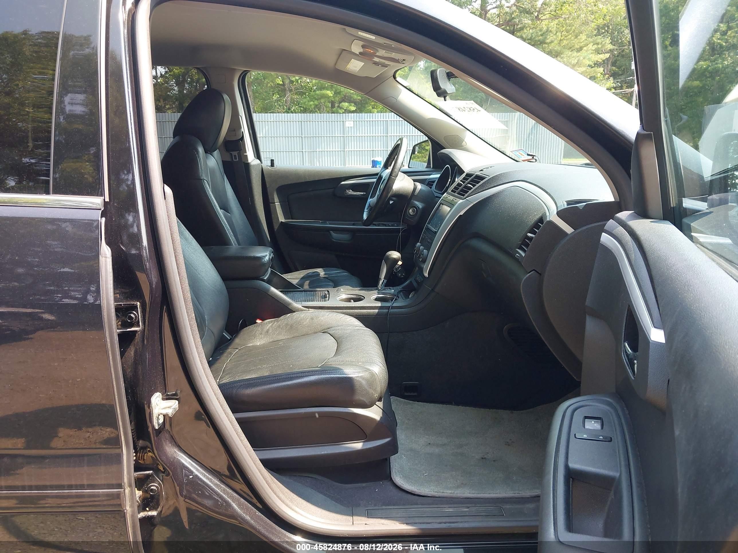 2011 Chevrolet Traverse 1lt Black vin: 1GNKVGED7BJ381493