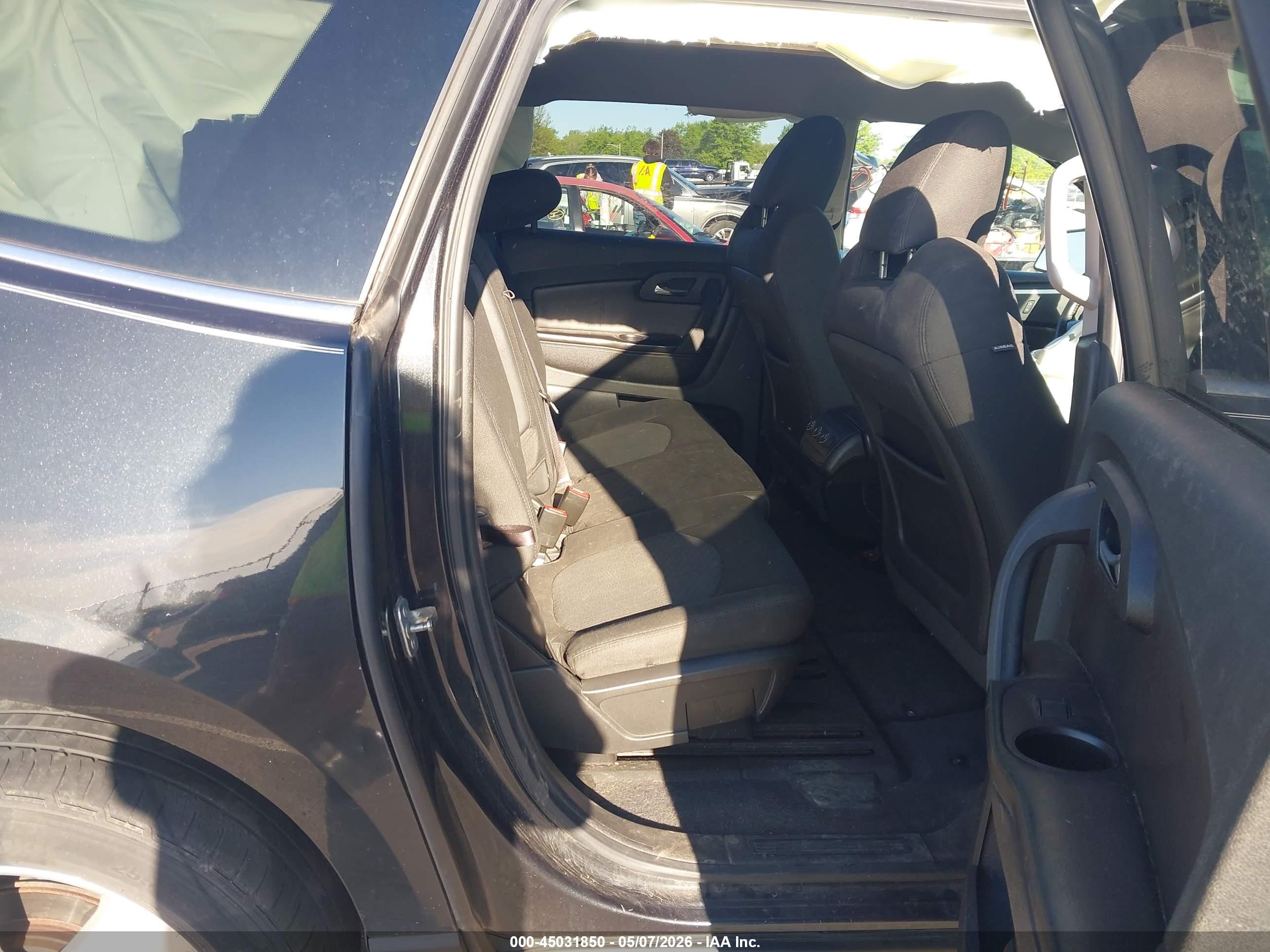 2012 Chevrolet Traverse 1lt Black vin: 1GNKVGED7CJ214603