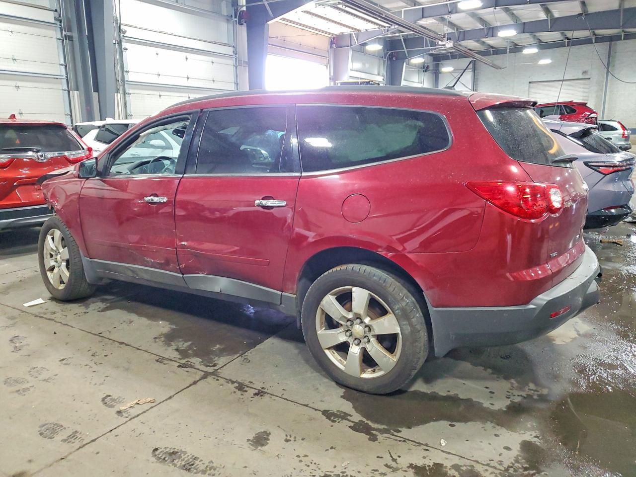 2011 Chevrolet Traverse Lt Red vin: 1GNKVGED8BJ104450
