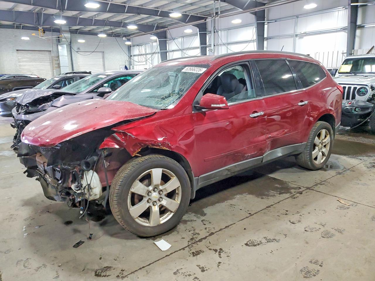 2011 Chevrolet Traverse Lt Red vin: 1GNKVGED8BJ104450