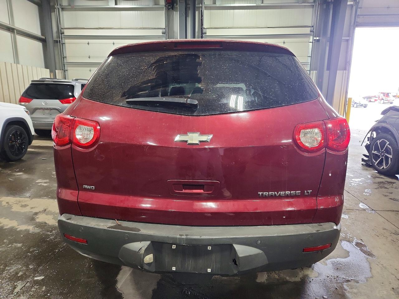 2011 Chevrolet Traverse Lt Red vin: 1GNKVGED8BJ104450