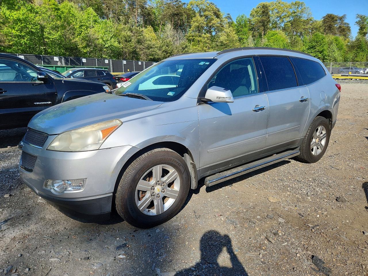 2011 Chevrolet Traverse Lt Silver vin: 1GNKVGED8BJ217458