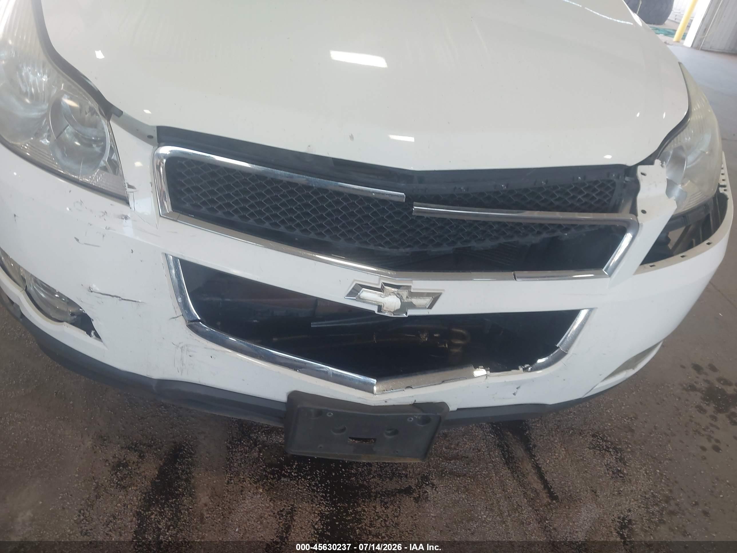 2012 Chevrolet Traverse Lt W/1lt White vin: 1GNKVGED8CJ184463