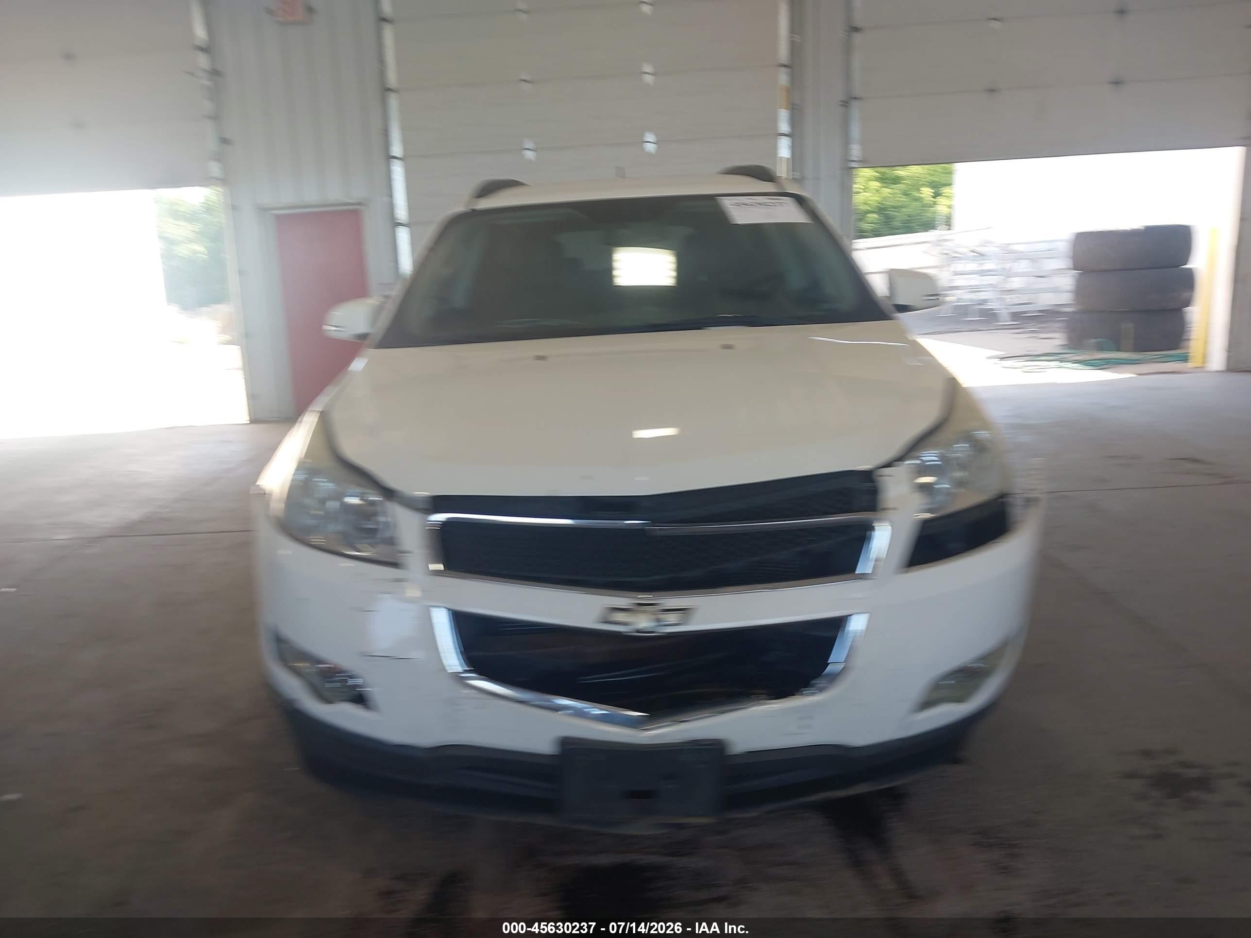 2012 Chevrolet Traverse Lt W/1lt White vin: 1GNKVGED8CJ184463