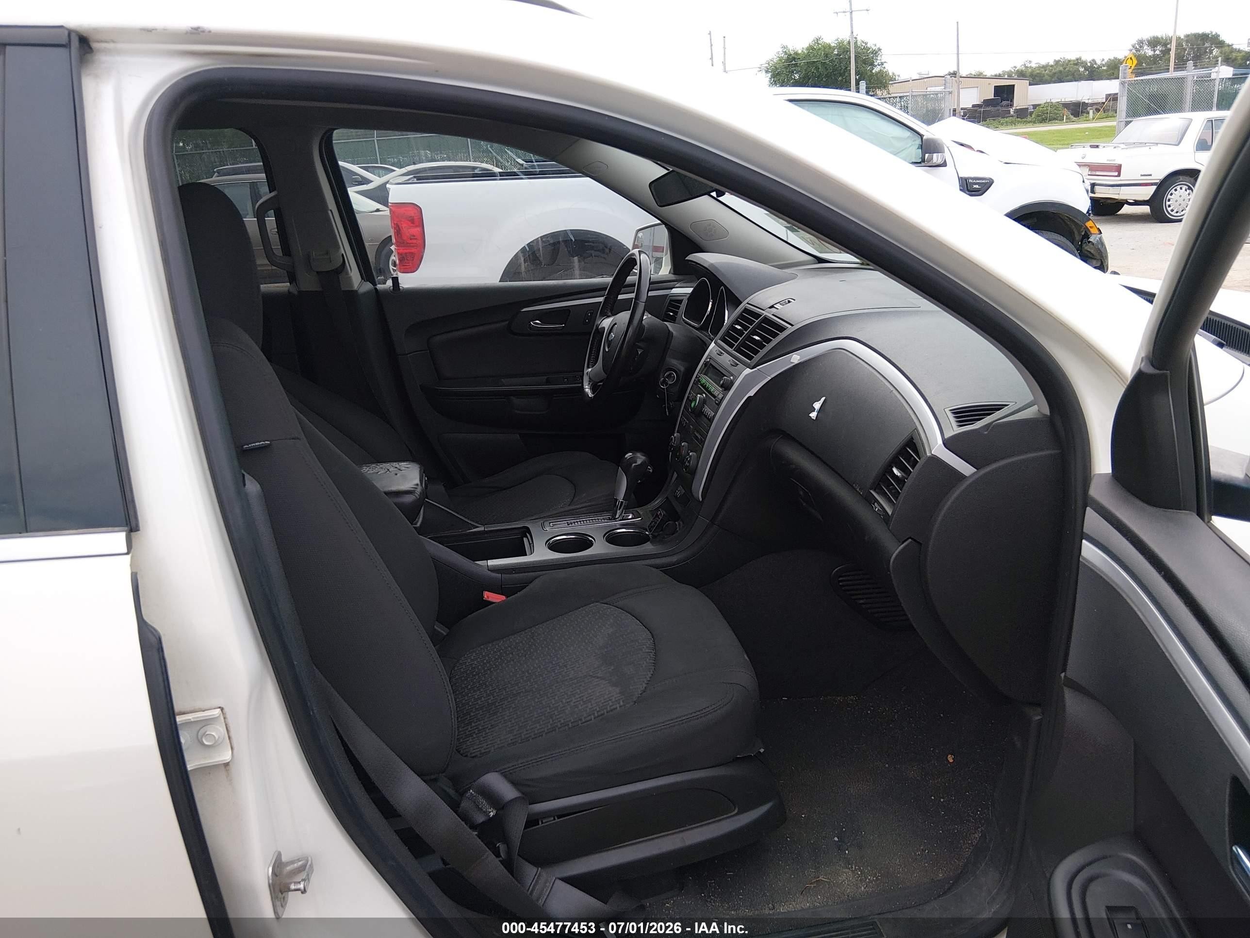2012 Chevrolet Traverse Lt W/1lt White vin: 1GNKVGED8CJ255368