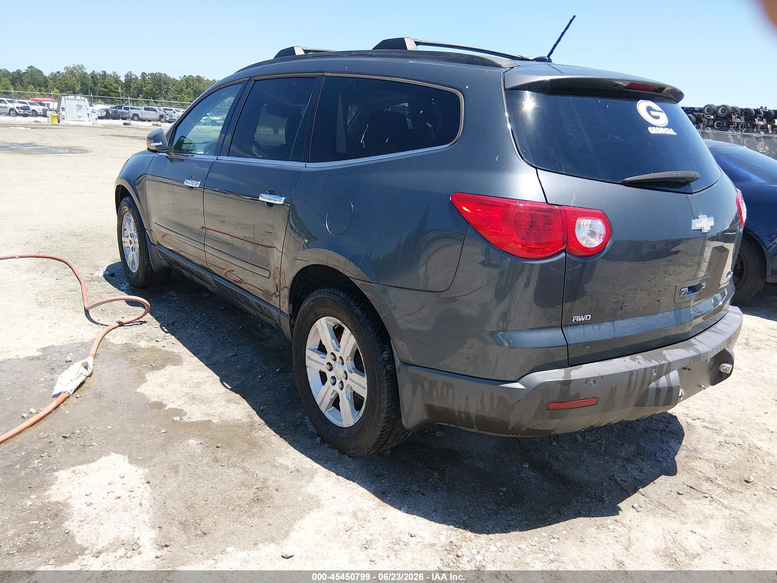 2011 Chevrolet Traverse 1lt Gray vin: 1GNKVGED9BJ291164