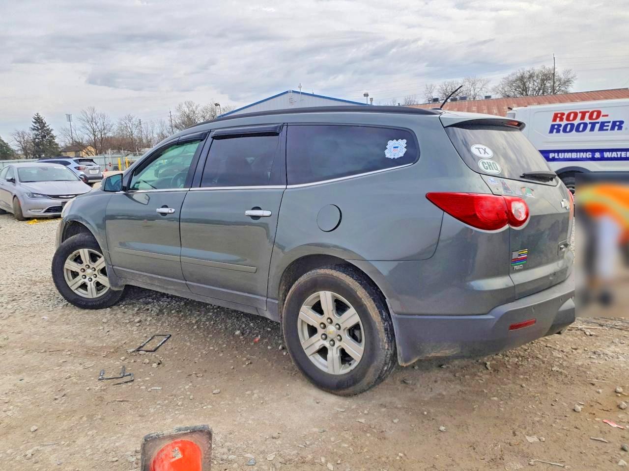 2011 Chevrolet Traverse Lt Gray vin: 1GNKVGED9BJ334045