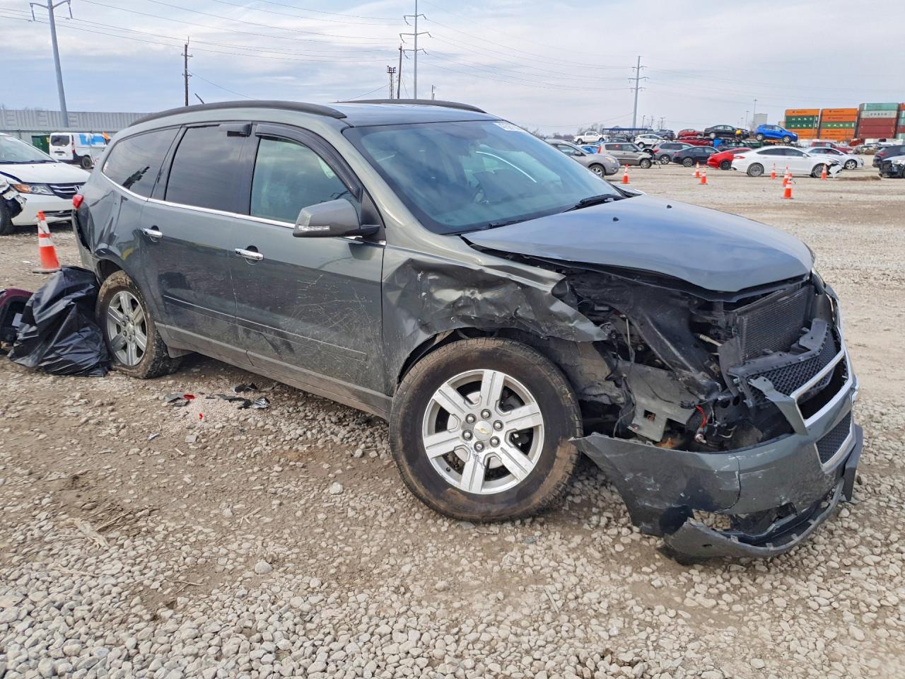 2011 Chevrolet Traverse Lt Gray vin: 1GNKVGED9BJ334045