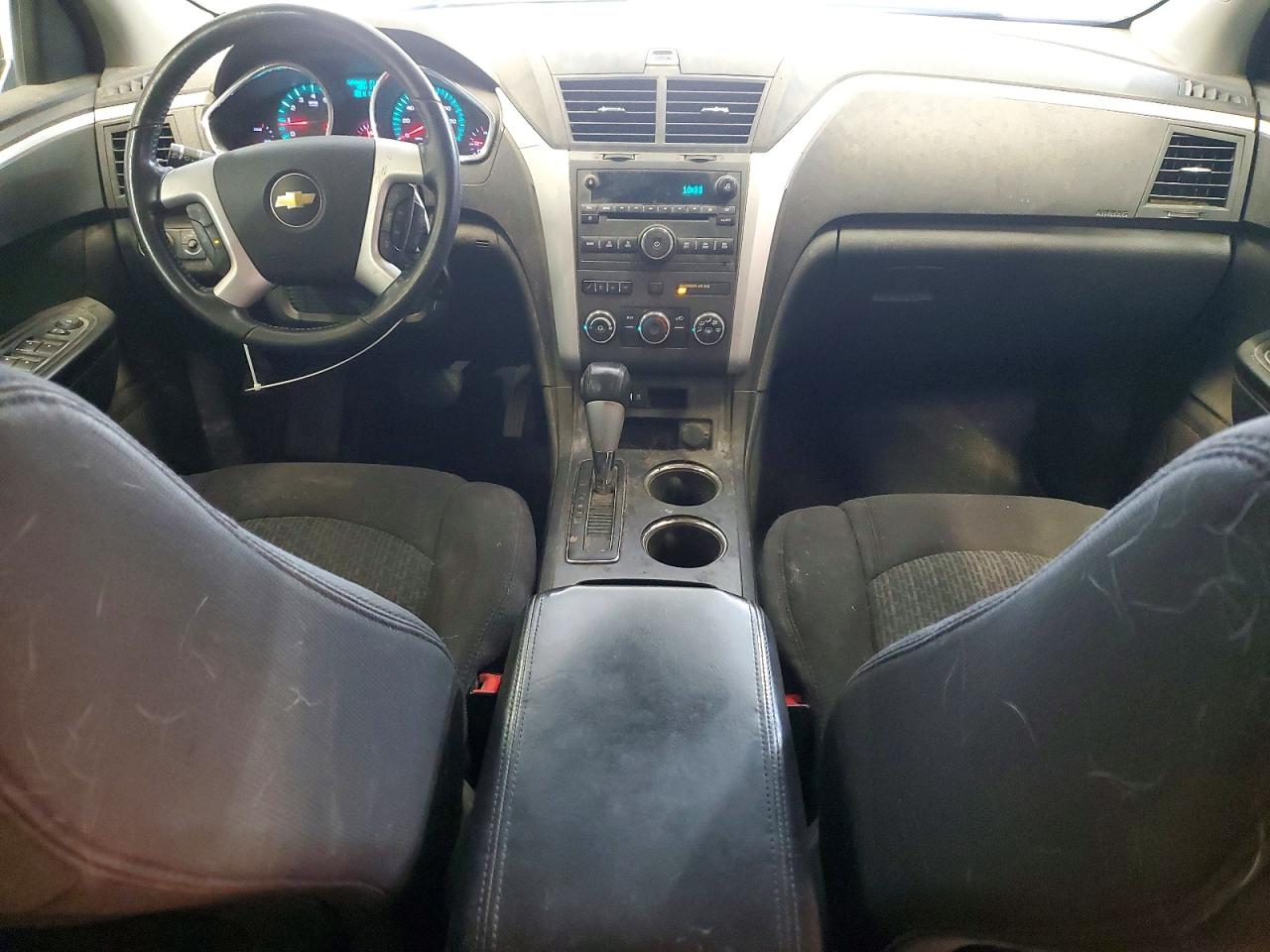 2011 Chevrolet Traverse Lt White vin: 1GNKVGED9BJ366526