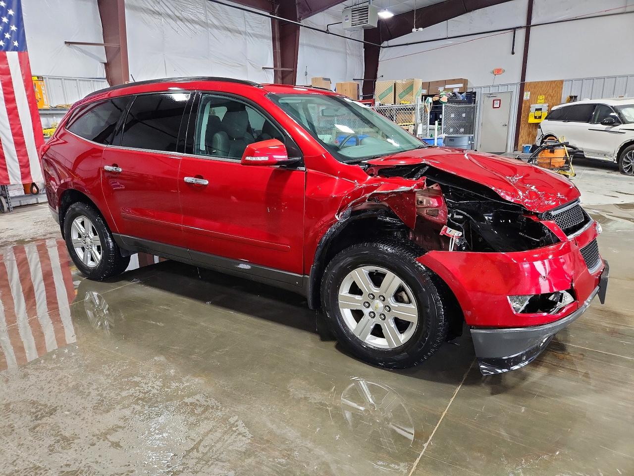 2012 Chevrolet Traverse Lt Maroon vin: 1GNKVGED9CJ192524