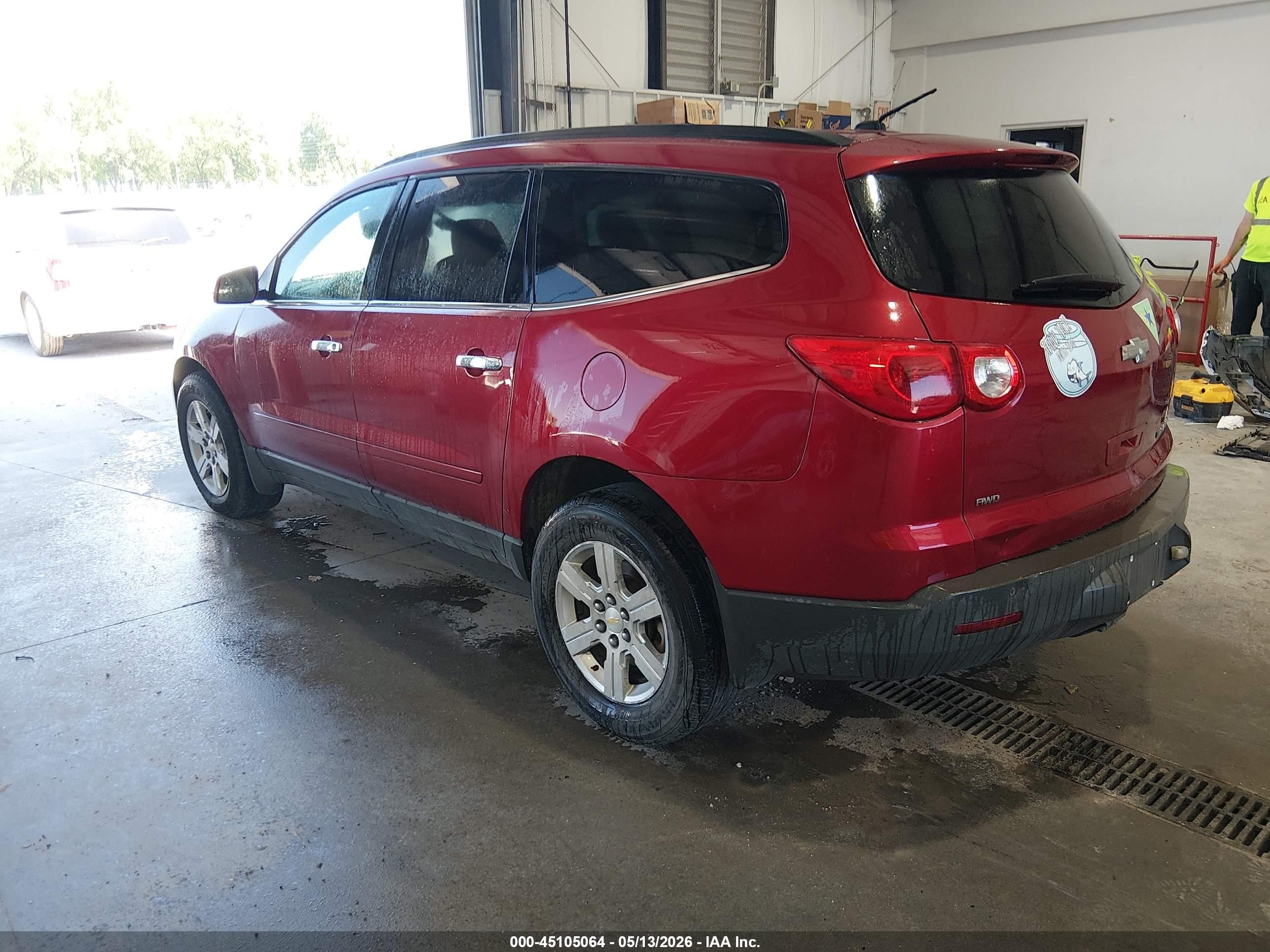 2012 Chevrolet Traverse 1lt Red vin: 1GNKVGED9CJ354328