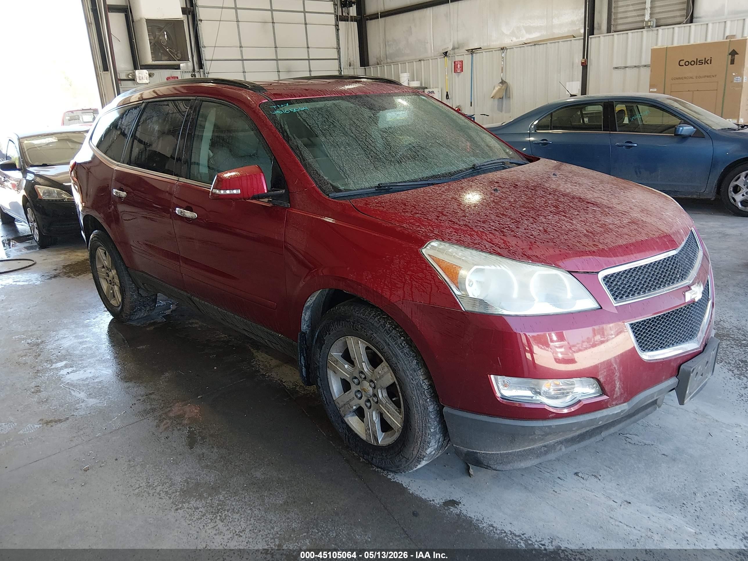 2012 Chevrolet Traverse 1lt Red vin: 1GNKVGED9CJ354328