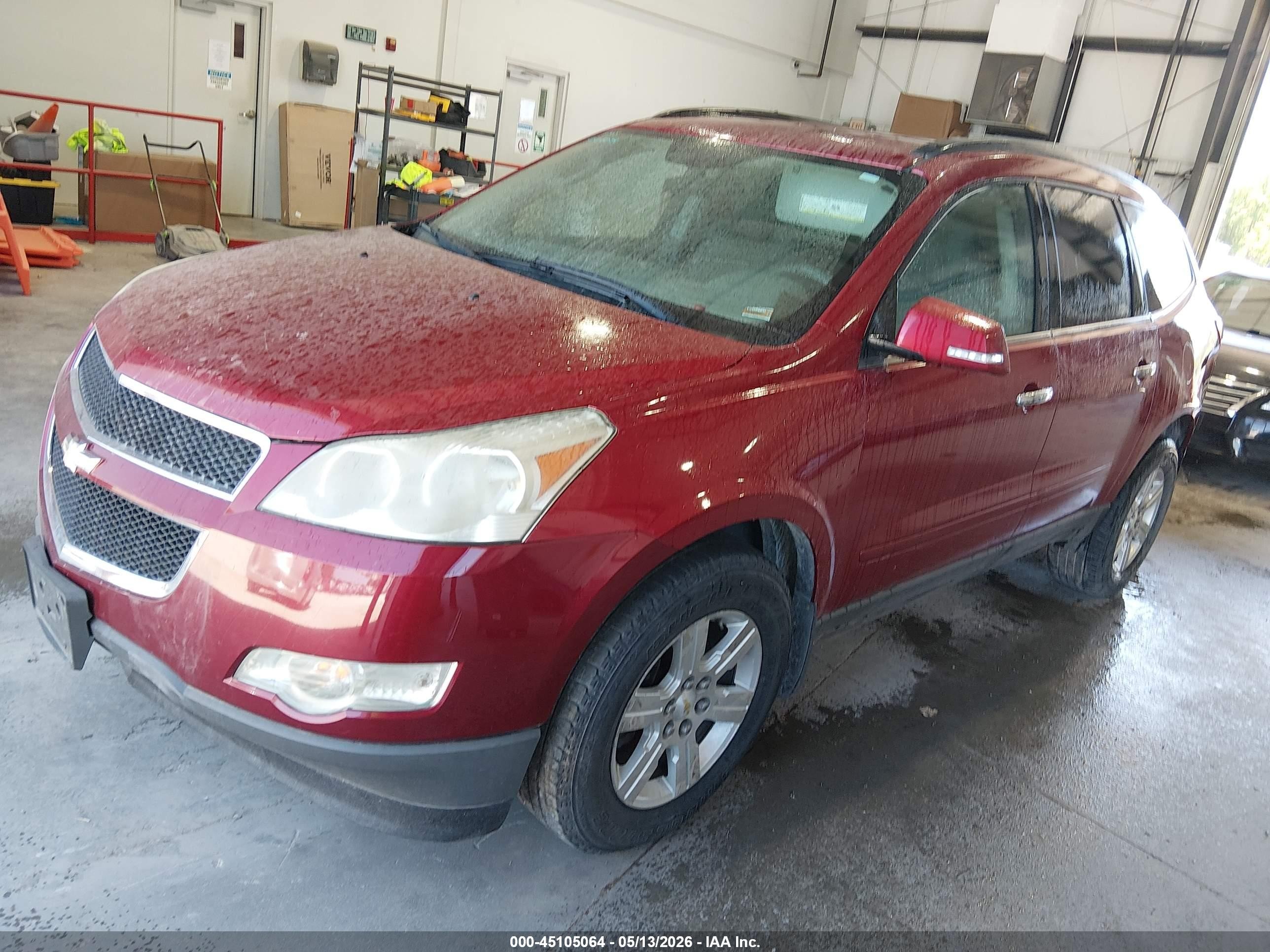 2012 Chevrolet Traverse 1lt Red vin: 1GNKVGED9CJ354328