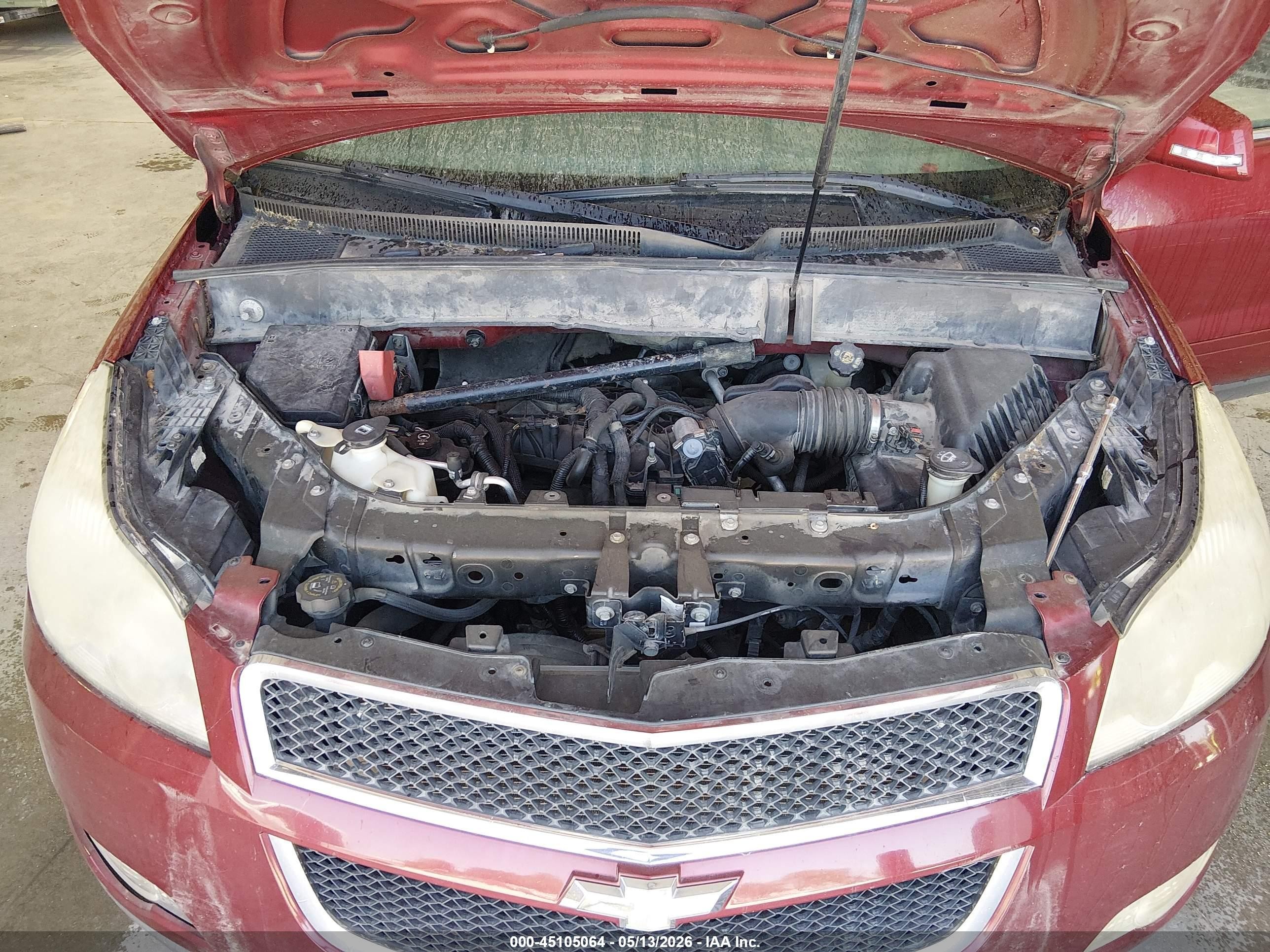 2012 Chevrolet Traverse 1lt Red vin: 1GNKVGED9CJ354328