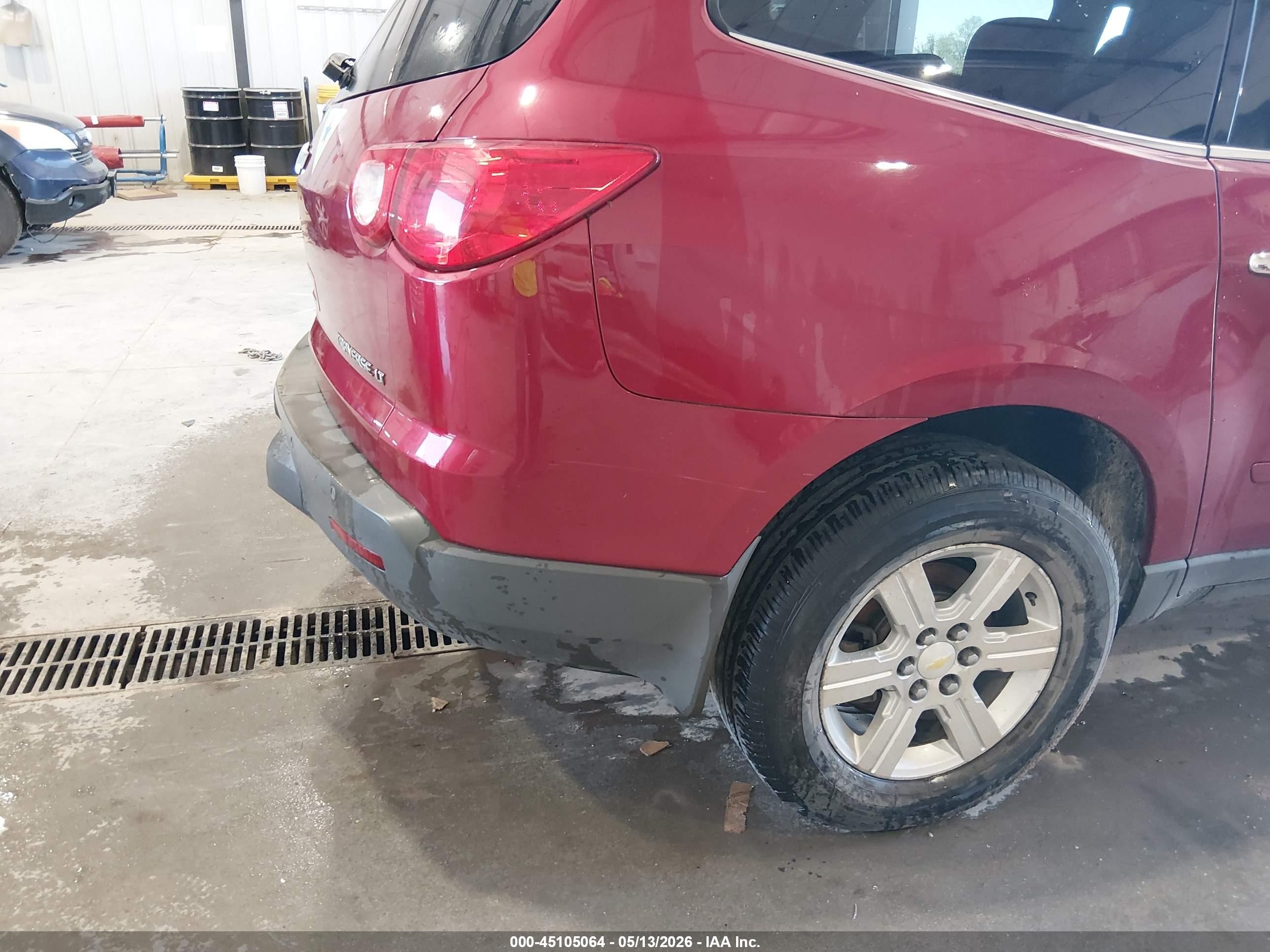 2012 Chevrolet Traverse 1lt Red vin: 1GNKVGED9CJ354328