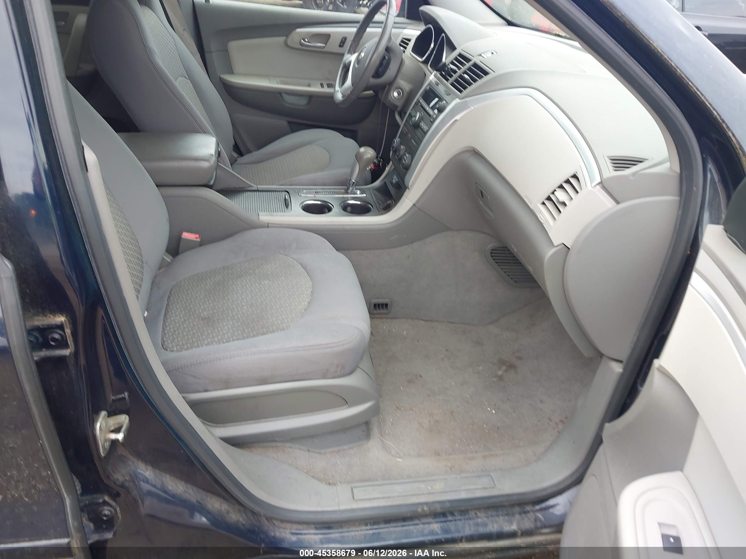 2011 Chevrolet Traverse 1lt Black vin: 1GNKVGEDXBJ399244