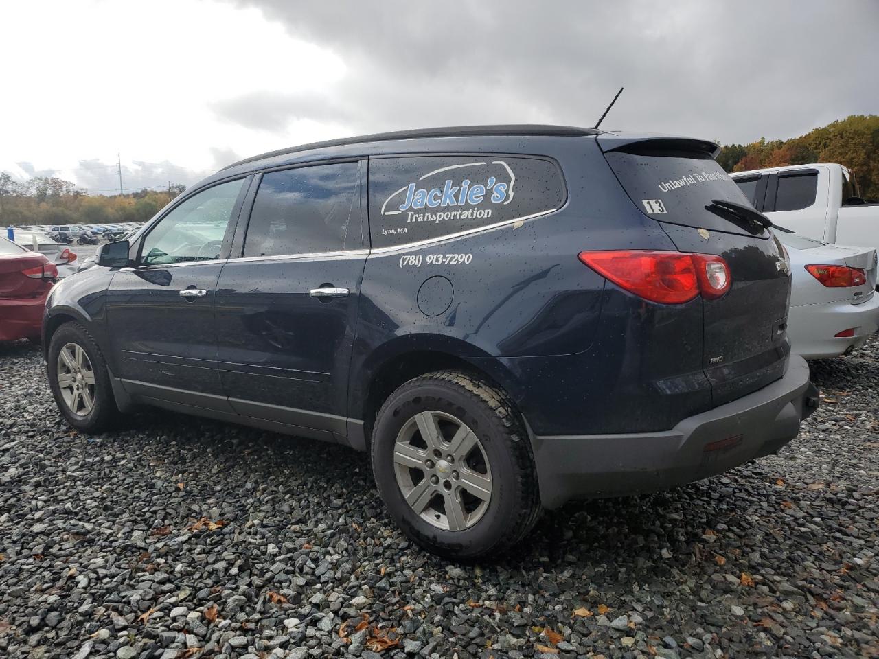 2012 Chevrolet Traverse Lt Blue vin: 1GNKVGEDXCJ131344