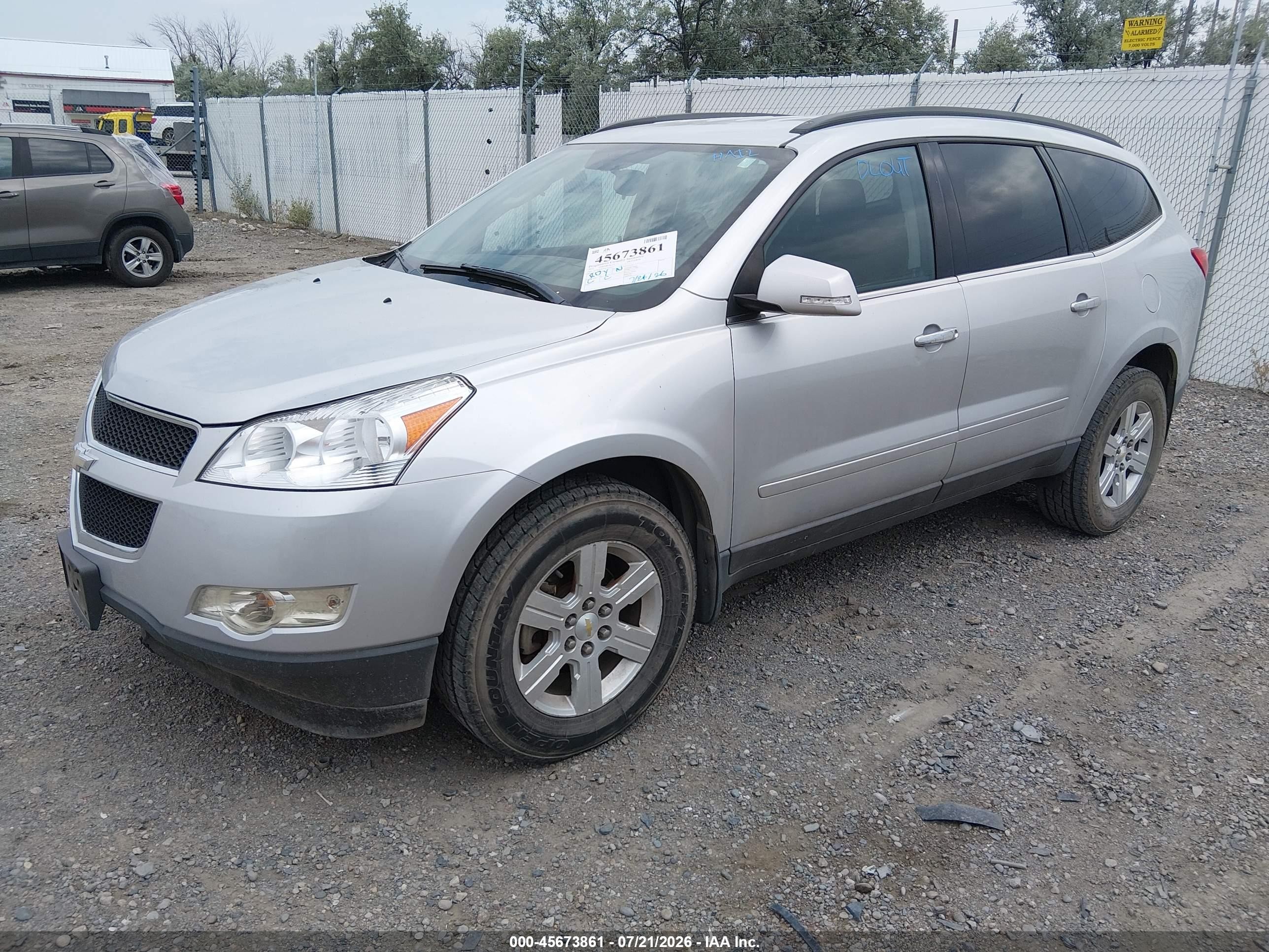 2012 Chevrolet Traverse Lt W/1lt Серебряный vin: 1GNKVGEDXCJ142957