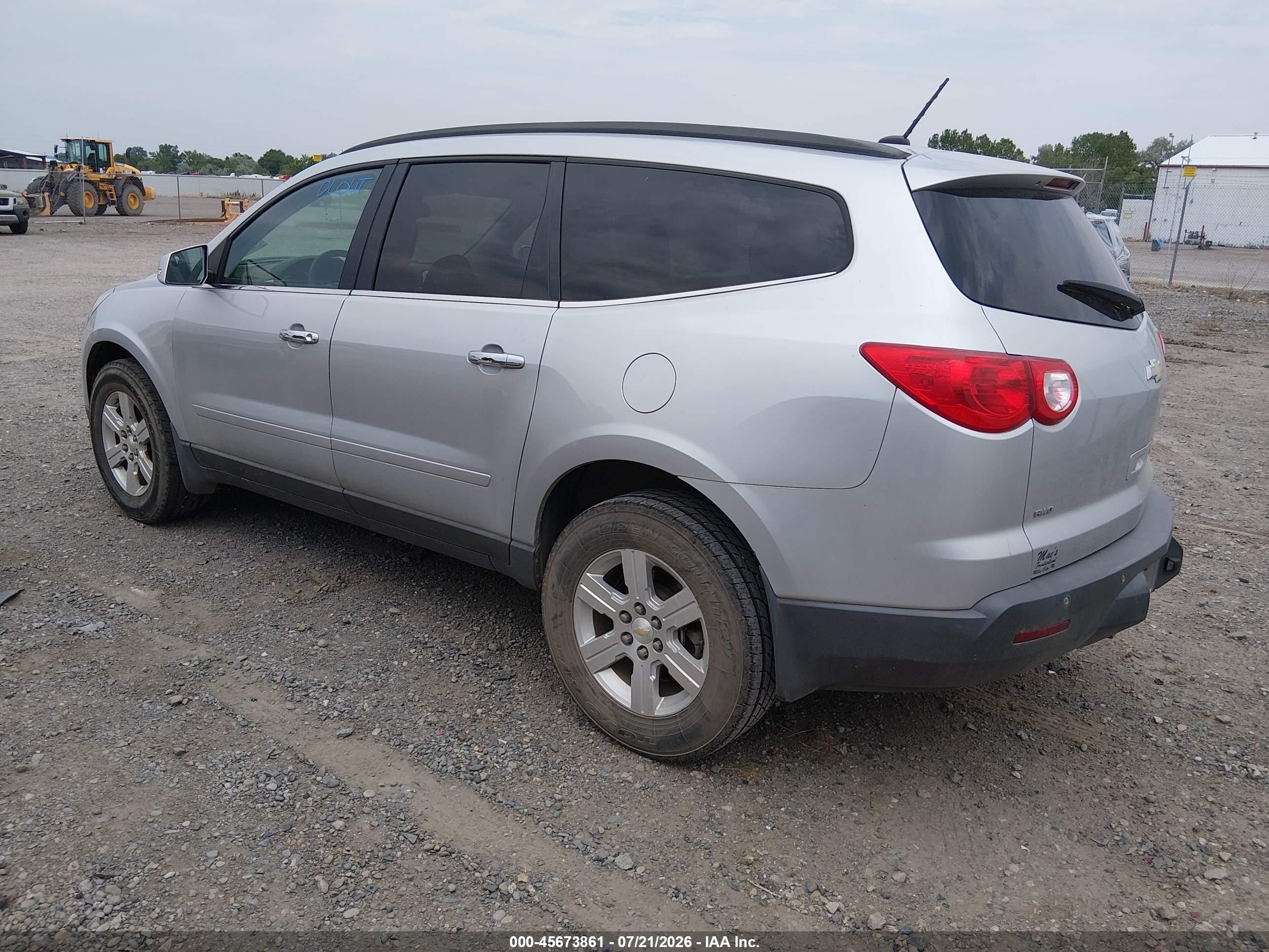 2012 Chevrolet Traverse Lt W/1lt Серебряный vin: 1GNKVGEDXCJ142957