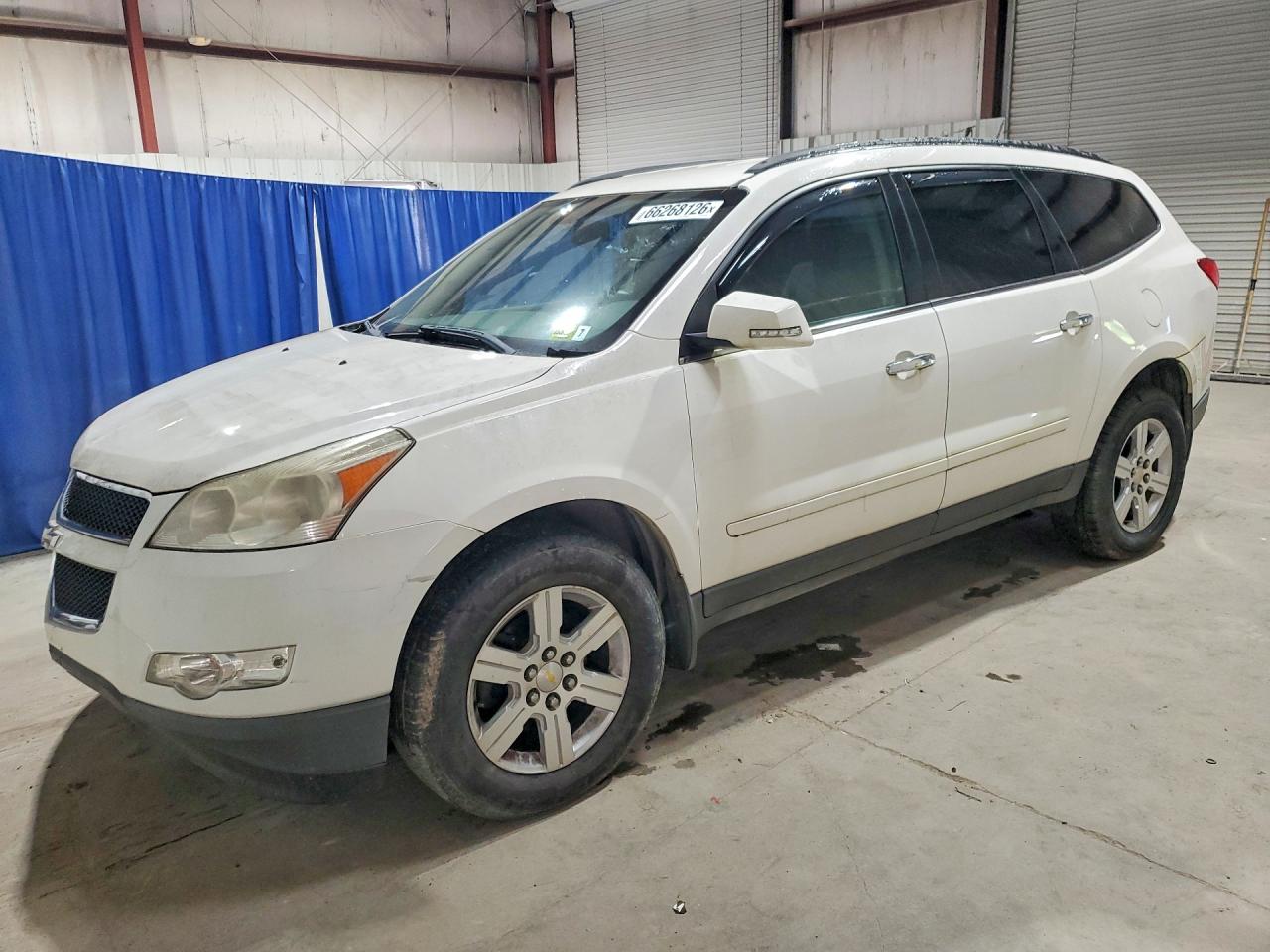 2012 Chevrolet Traverse Lt White vin: 1GNKVGEDXCJ294236