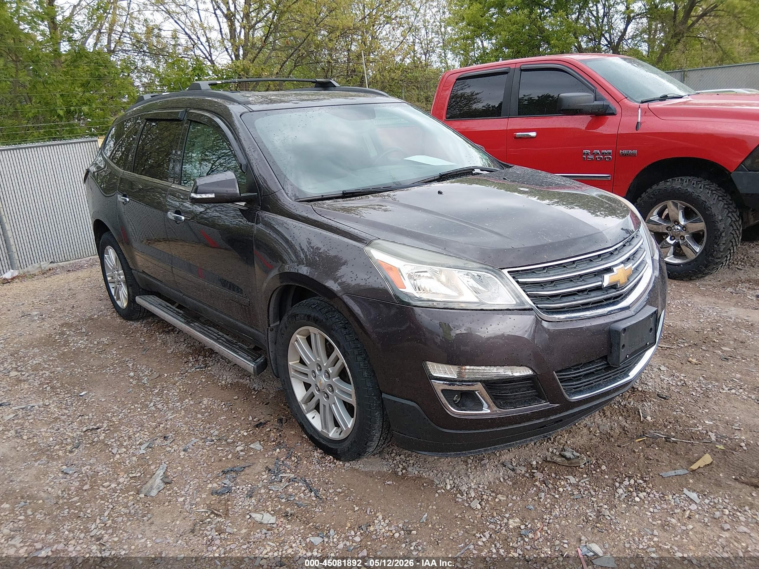 2013 Chevrolet Traverse 1lt Black vin: 1GNKVGKD0DJ114932