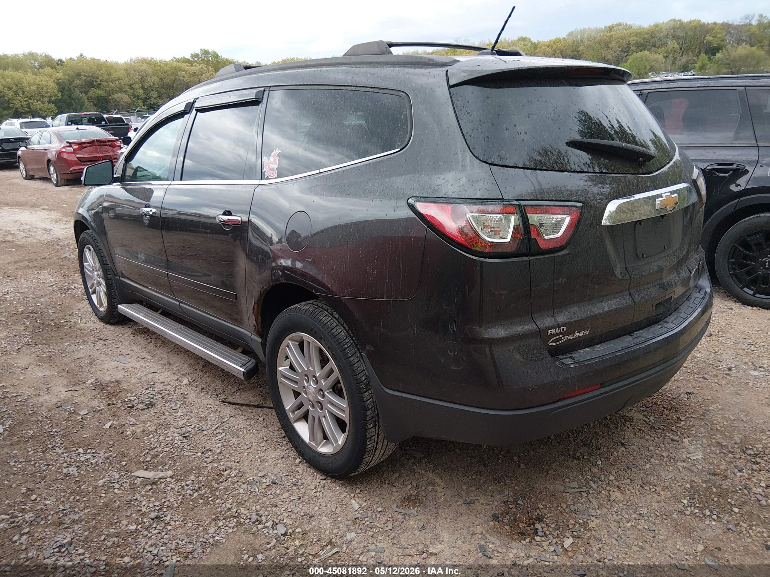 2013 Chevrolet Traverse 1lt Black vin: 1GNKVGKD0DJ114932