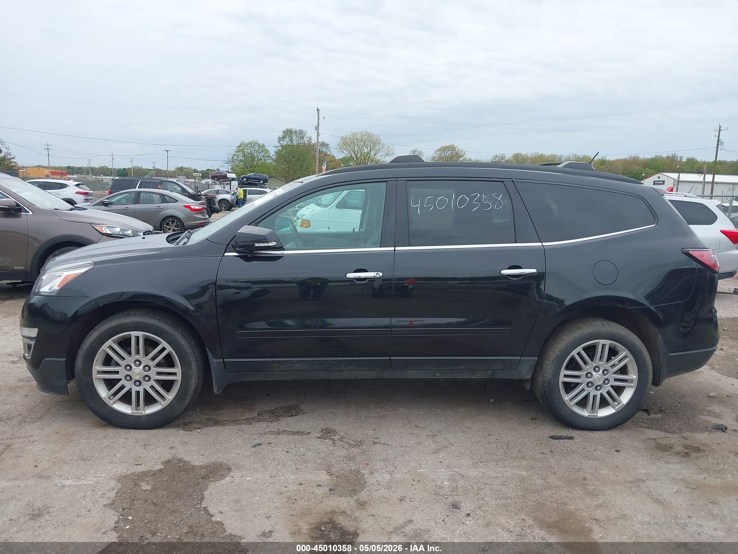 2014 Chevrolet Traverse 1lt Black vin: 1GNKVGKD0EJ220900