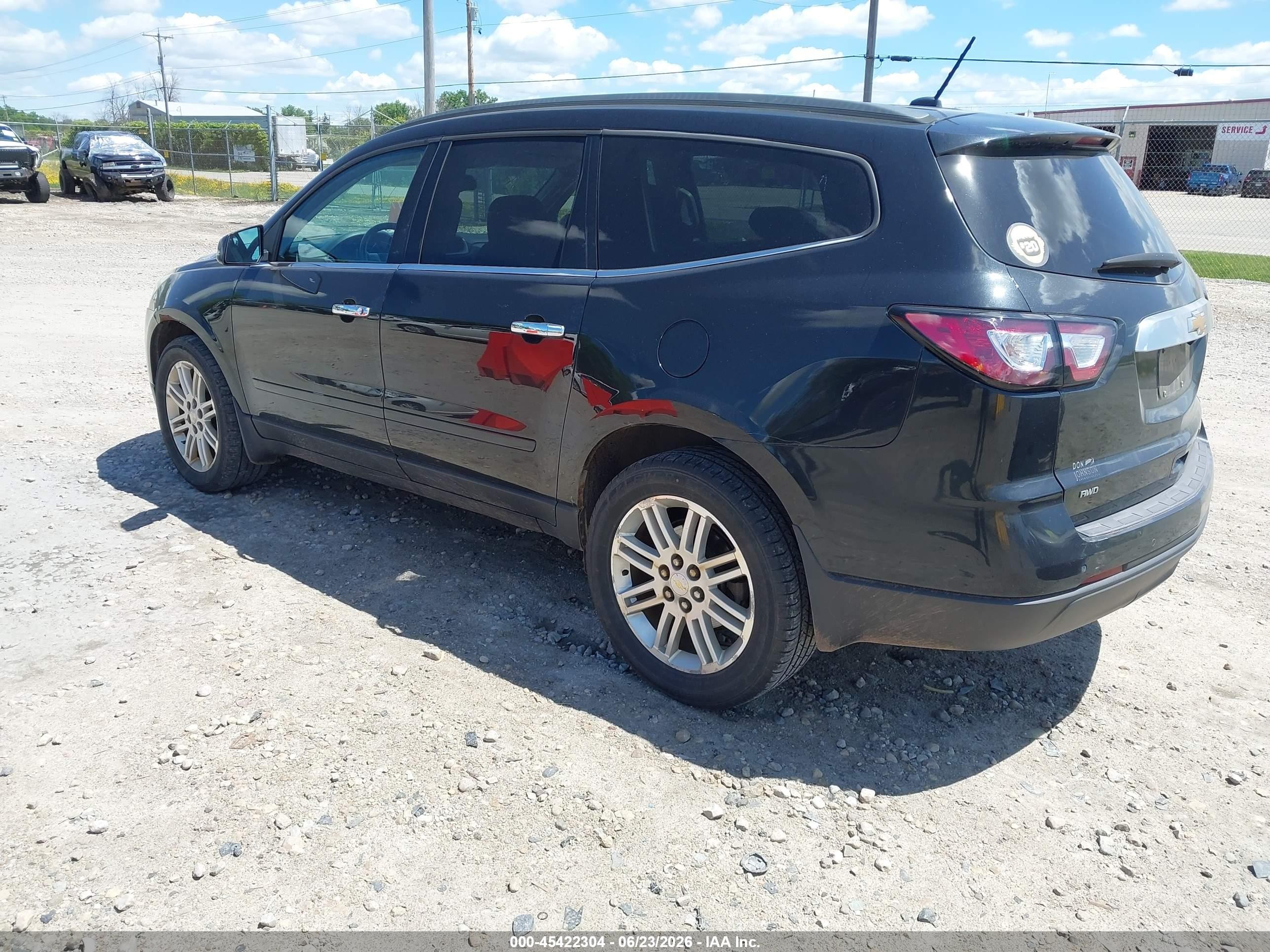 2014 Chevrolet Traverse Lt Black vin: 1GNKVGKD0EJ284001