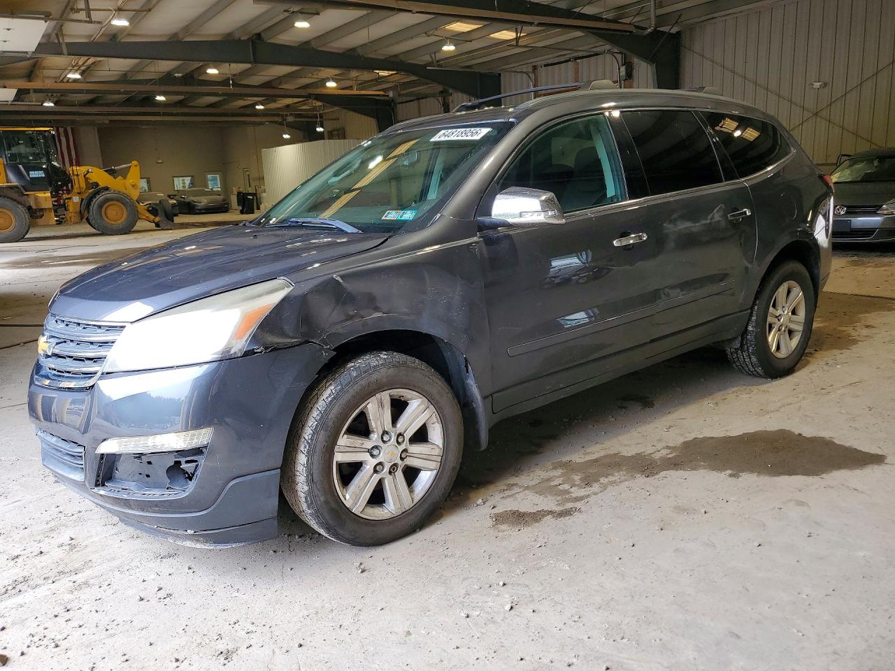 2014 Chevrolet Traverse Lt Серый vin: 1GNKVGKD0EJ320737