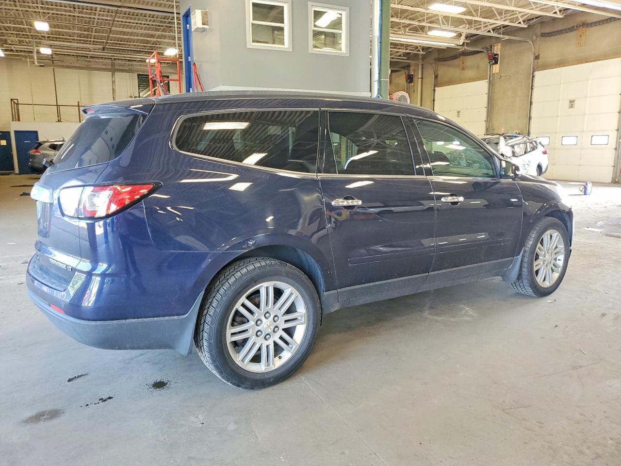 2015 Chevrolet Traverse Lt Синий vin: 1GNKVGKD0FJ134360