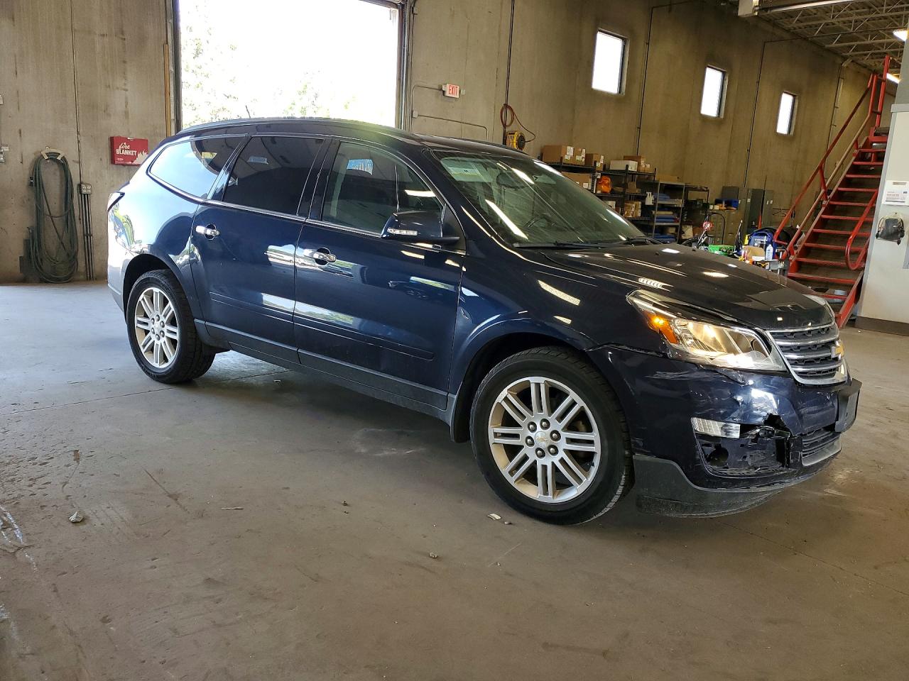 2015 Chevrolet Traverse Lt Синий vin: 1GNKVGKD0FJ134360