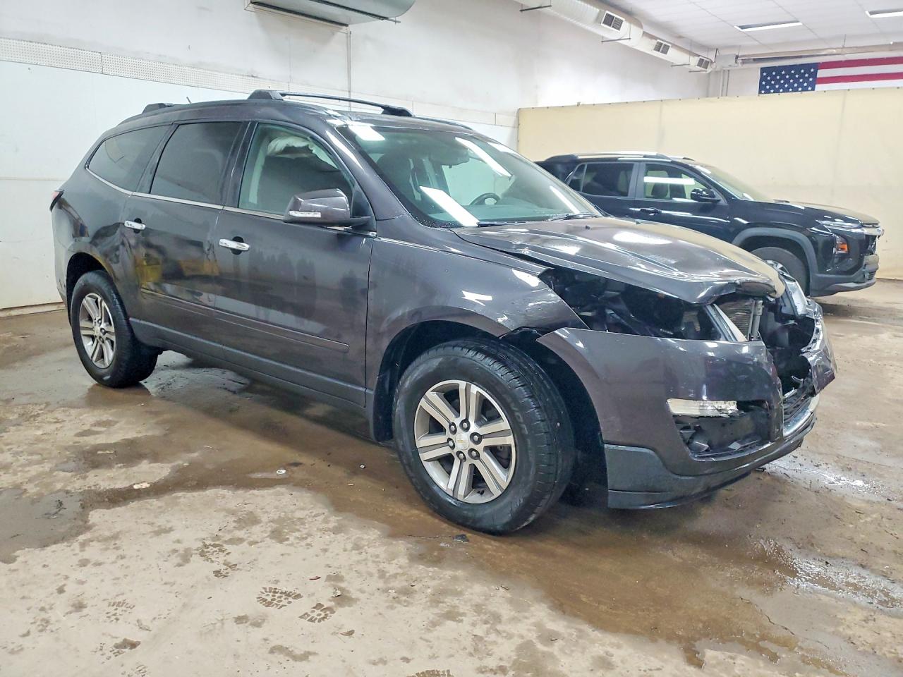 2015 Chevrolet Traverse Lt Серый vin: 1GNKVGKD0FJ150431