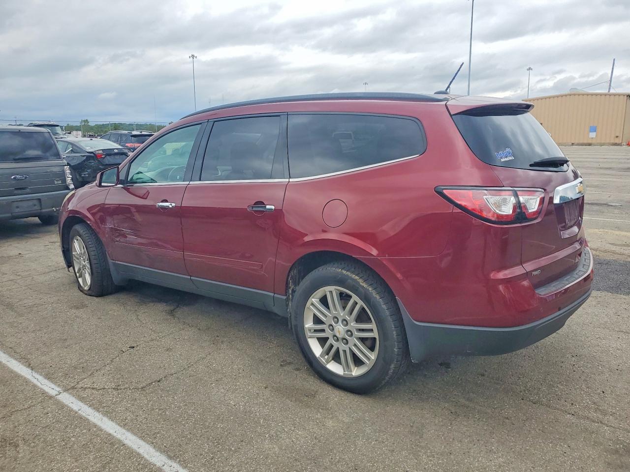 2015 Chevrolet Traverse Lt Burgundy vin: 1GNKVGKD0FJ240856