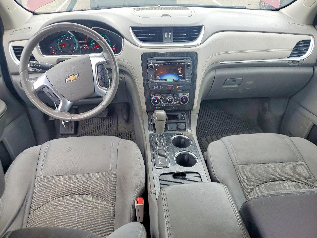 2015 Chevrolet Traverse Lt Burgundy vin: 1GNKVGKD0FJ240856