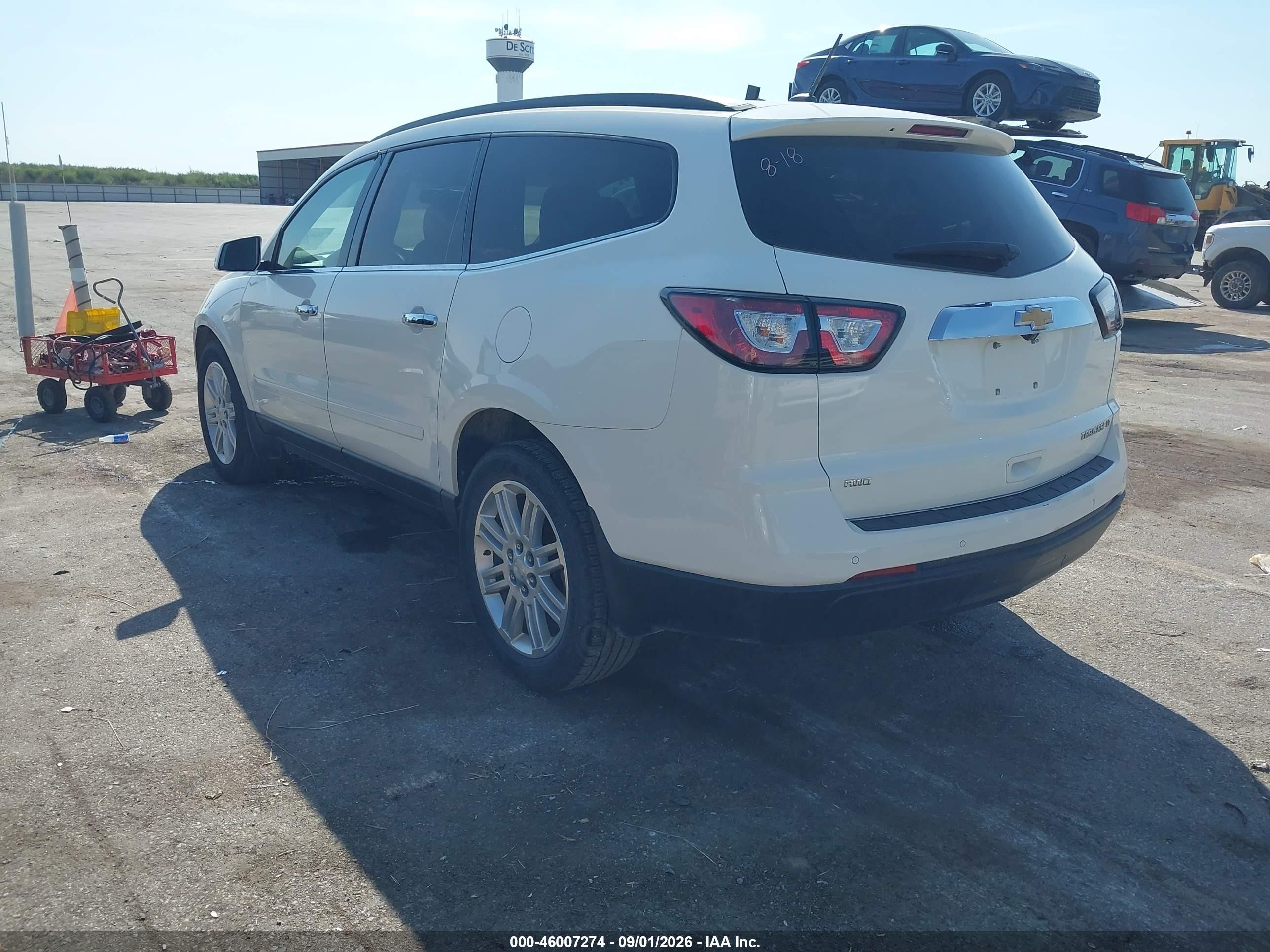 2015 Chevrolet Traverse Lt White vin: 1GNKVGKD0FJ294710