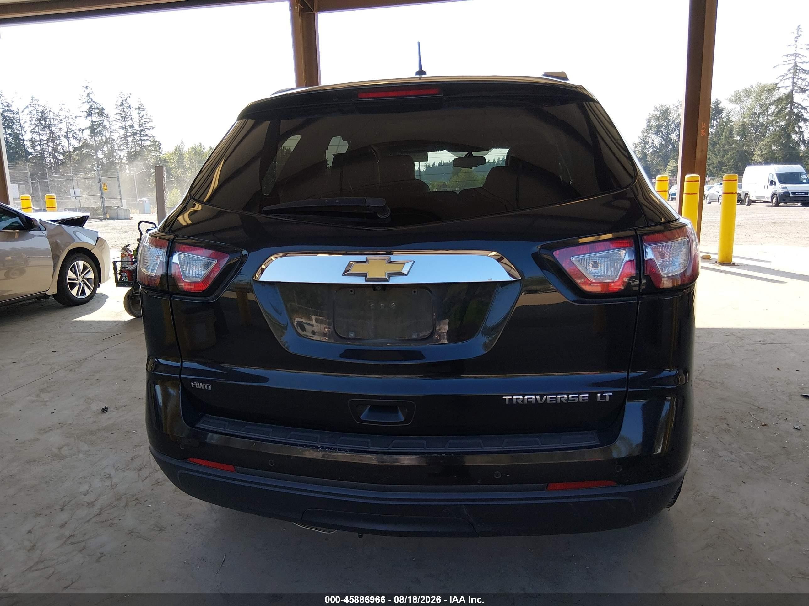 2015 Chevrolet Traverse Lt Black vin: 1GNKVGKD0FJ310971