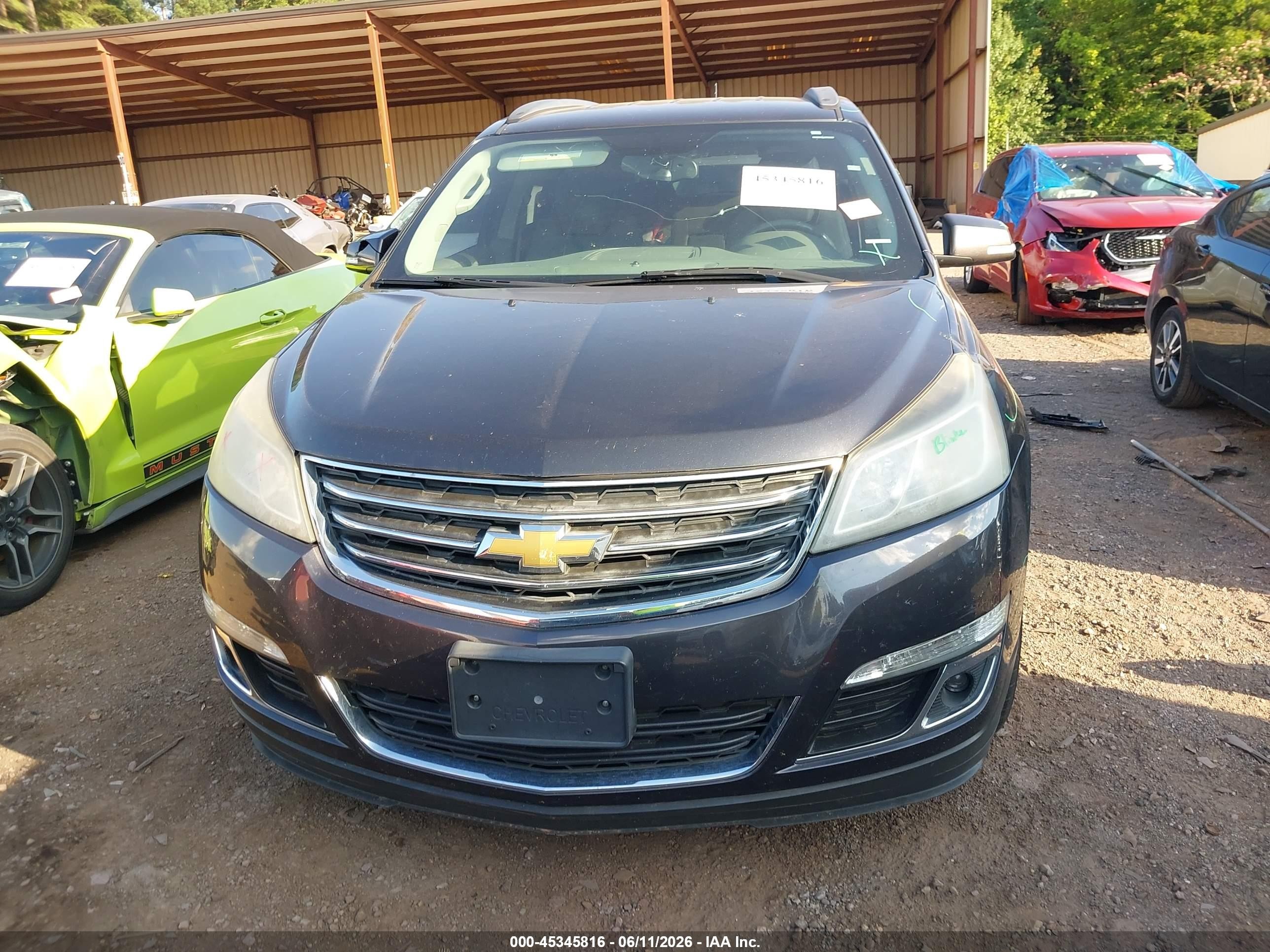 2015 Chevrolet Traverse 1lt Black vin: 1GNKVGKD0FJ331674