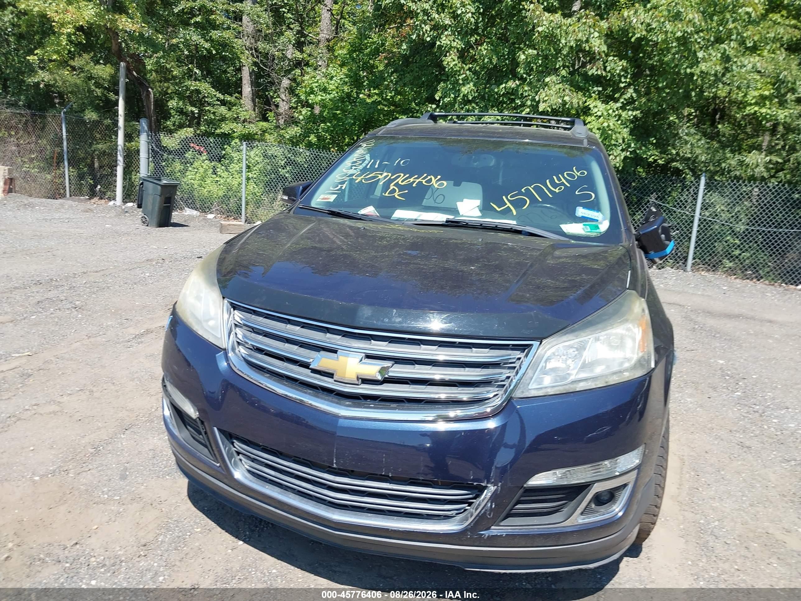 2015 Chevrolet Traverse Lt Синий vin: 1GNKVGKD0FJ373746