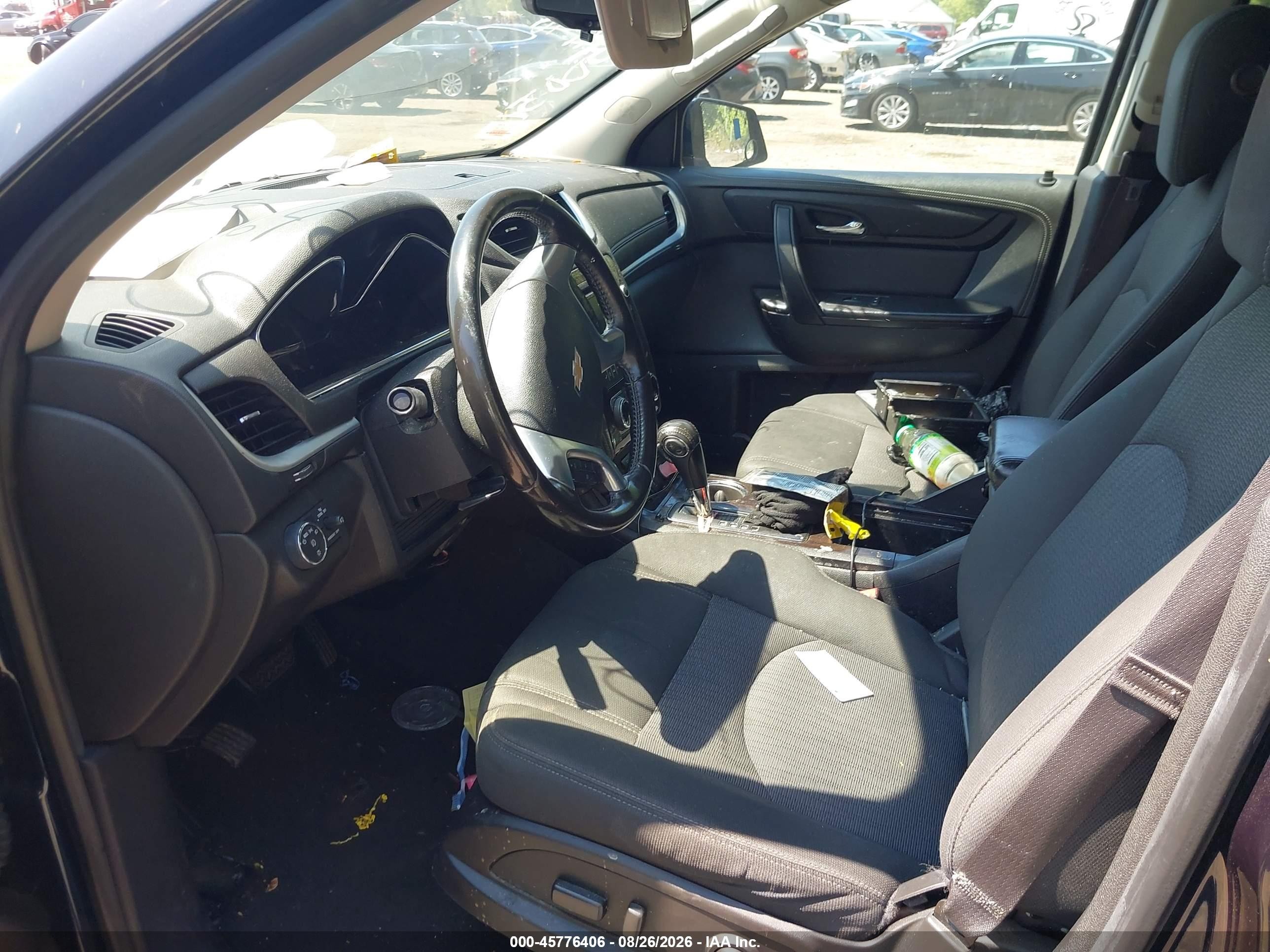 2015 Chevrolet Traverse Lt Синий vin: 1GNKVGKD0FJ373746