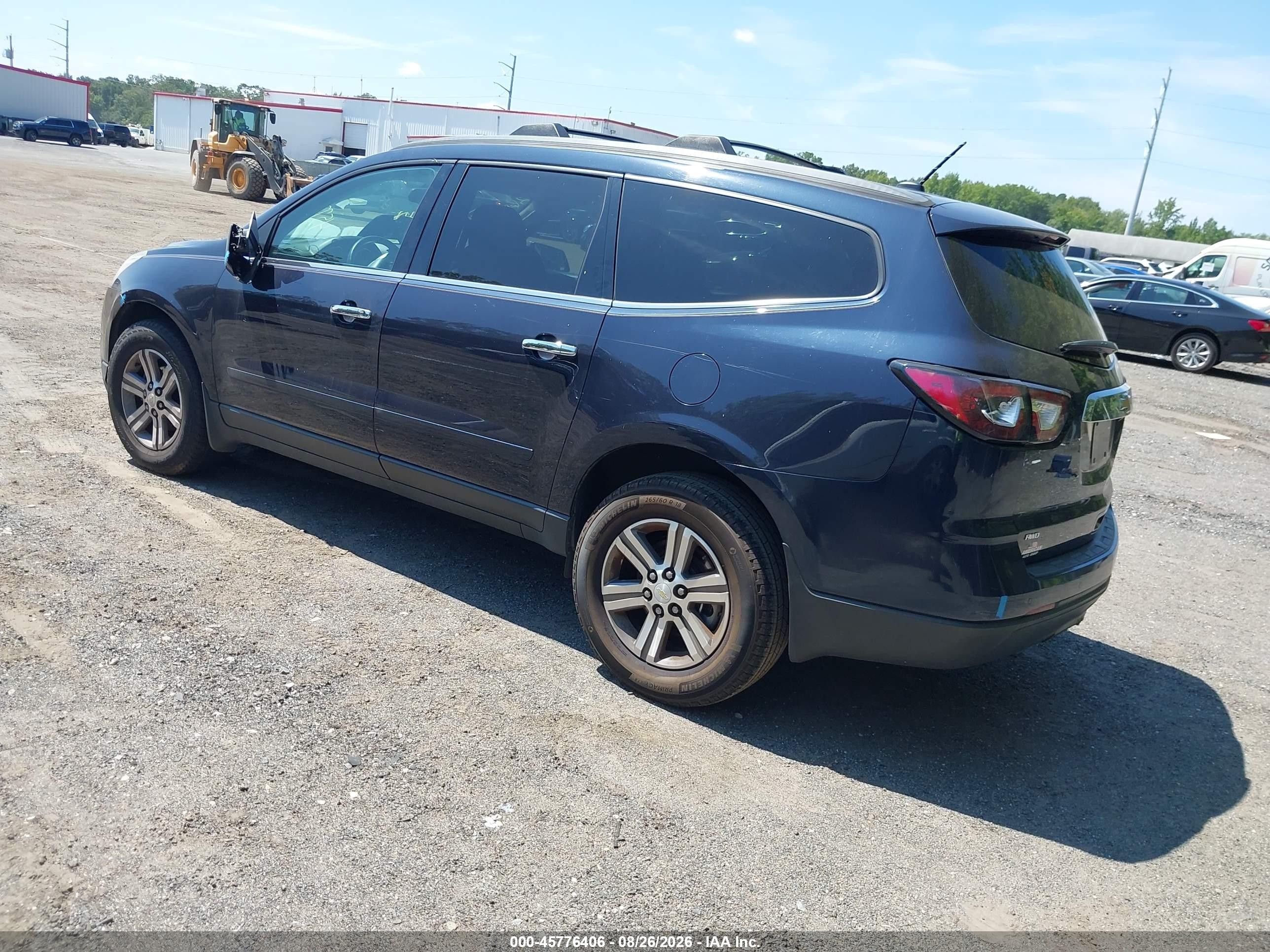 2015 Chevrolet Traverse Lt Синий vin: 1GNKVGKD0FJ373746